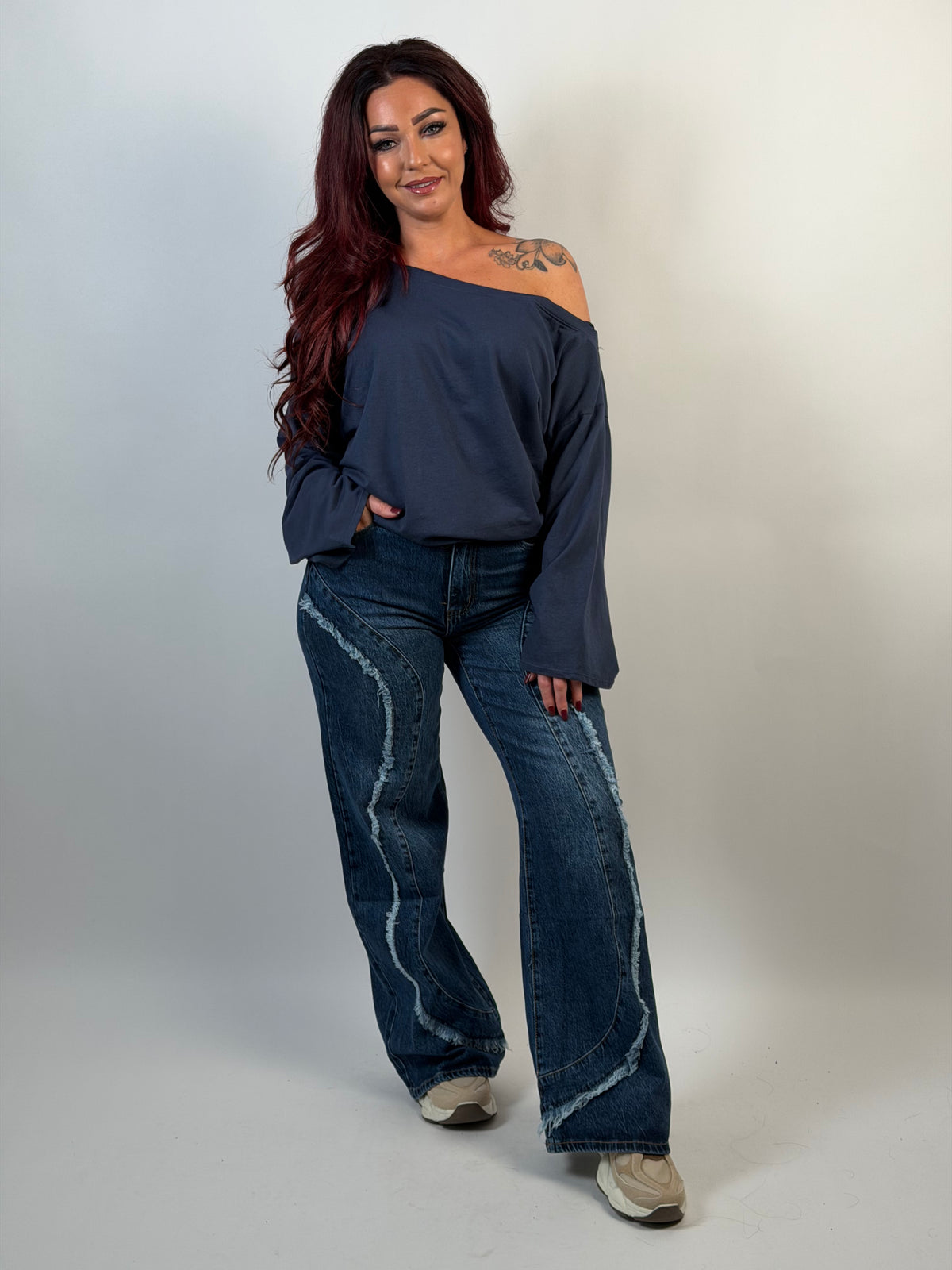Top Off Sh. Vicky Blauw