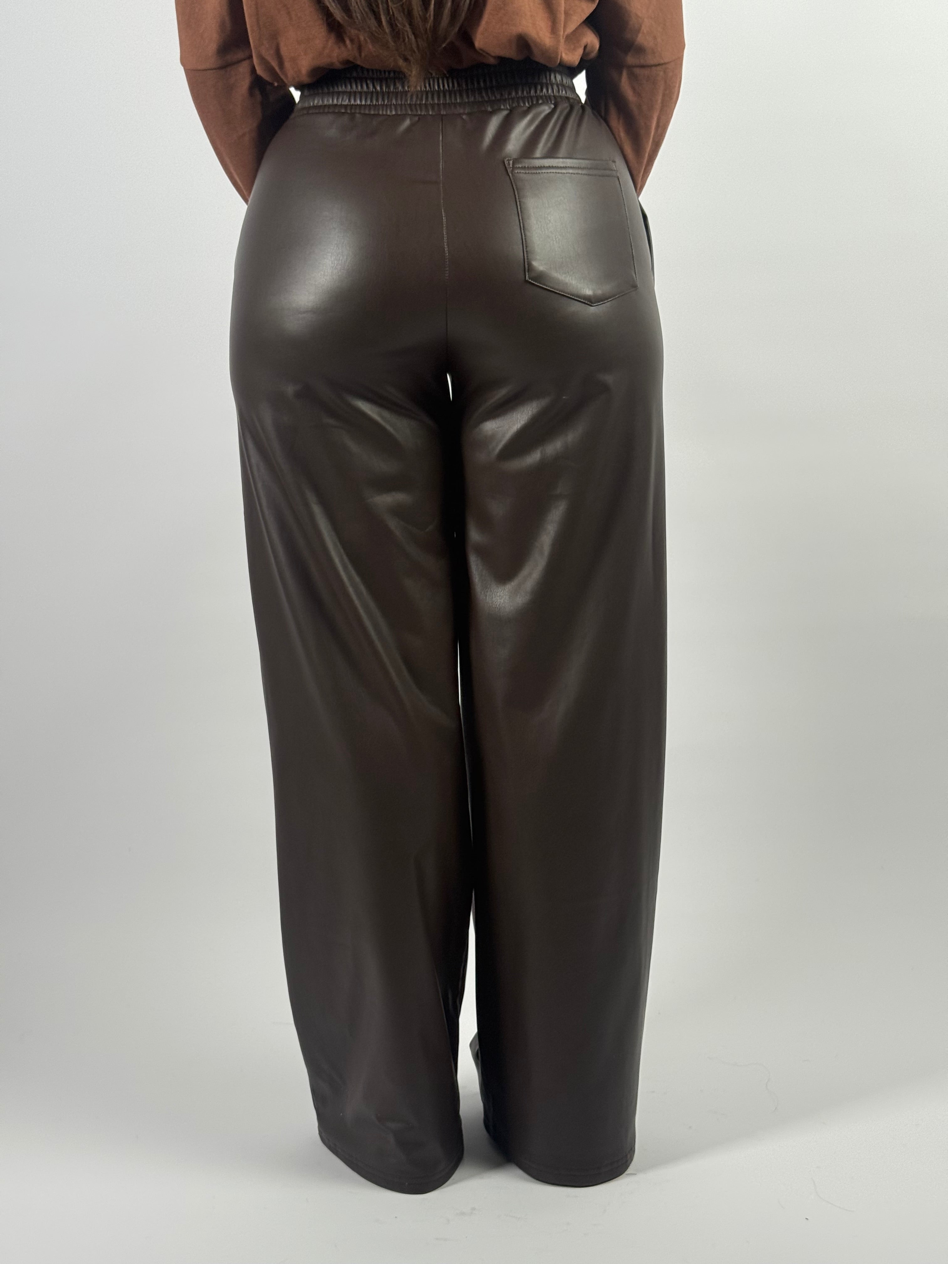 Broek Leer Sway 126 Bruin