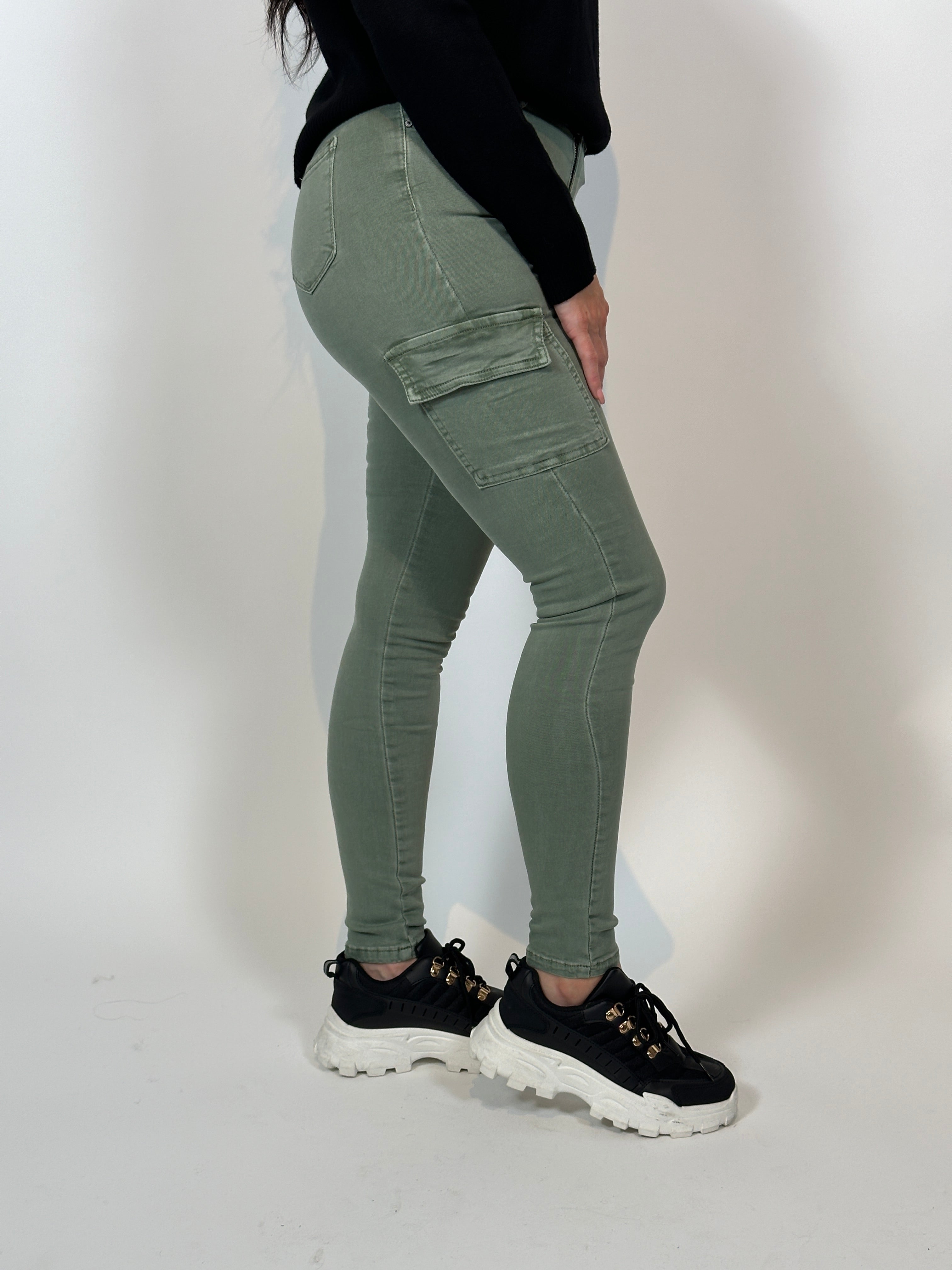 Jeans H Skinny 6316 Groen