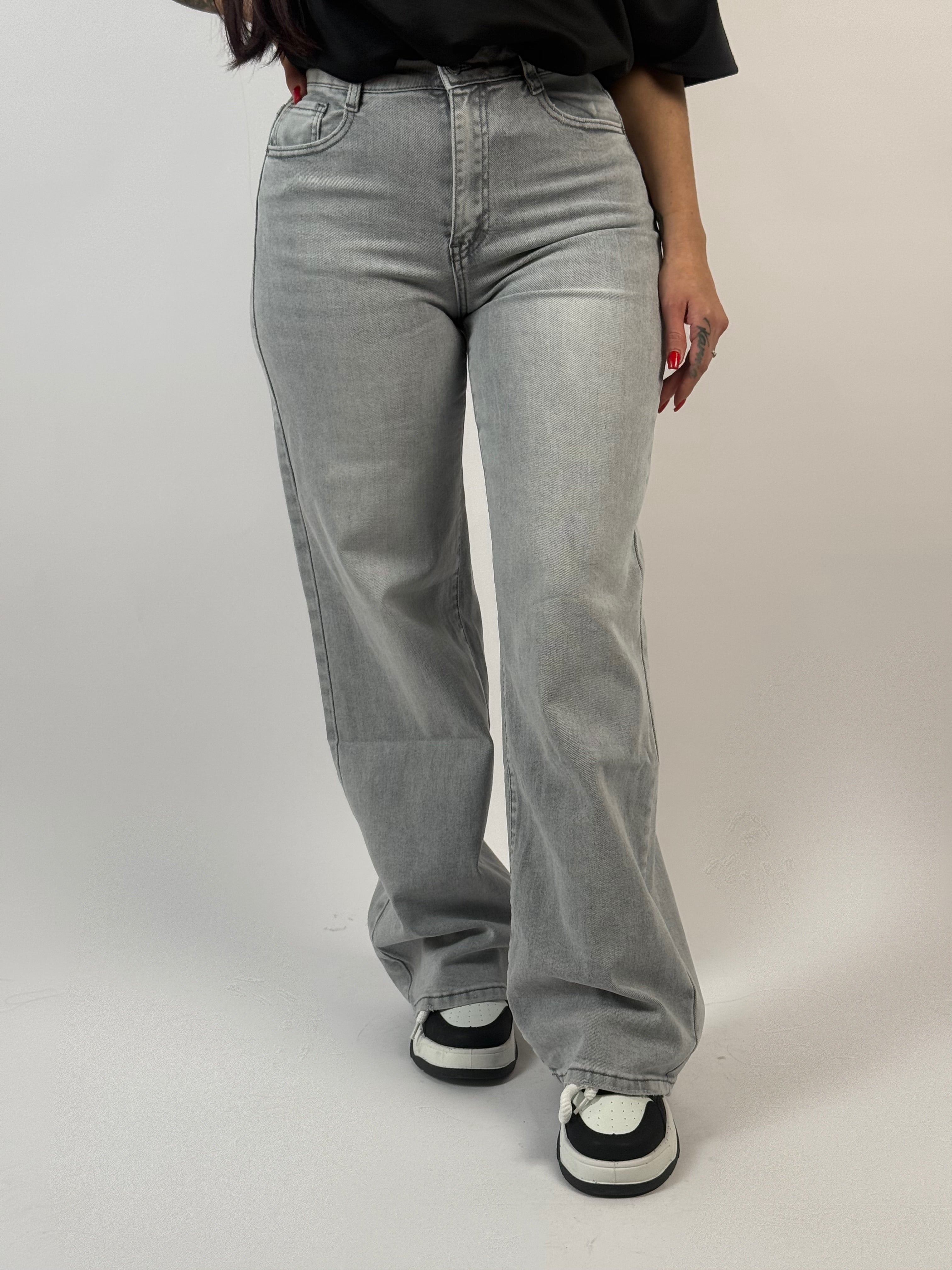 Jeans L 6078-4 Wide Grijs