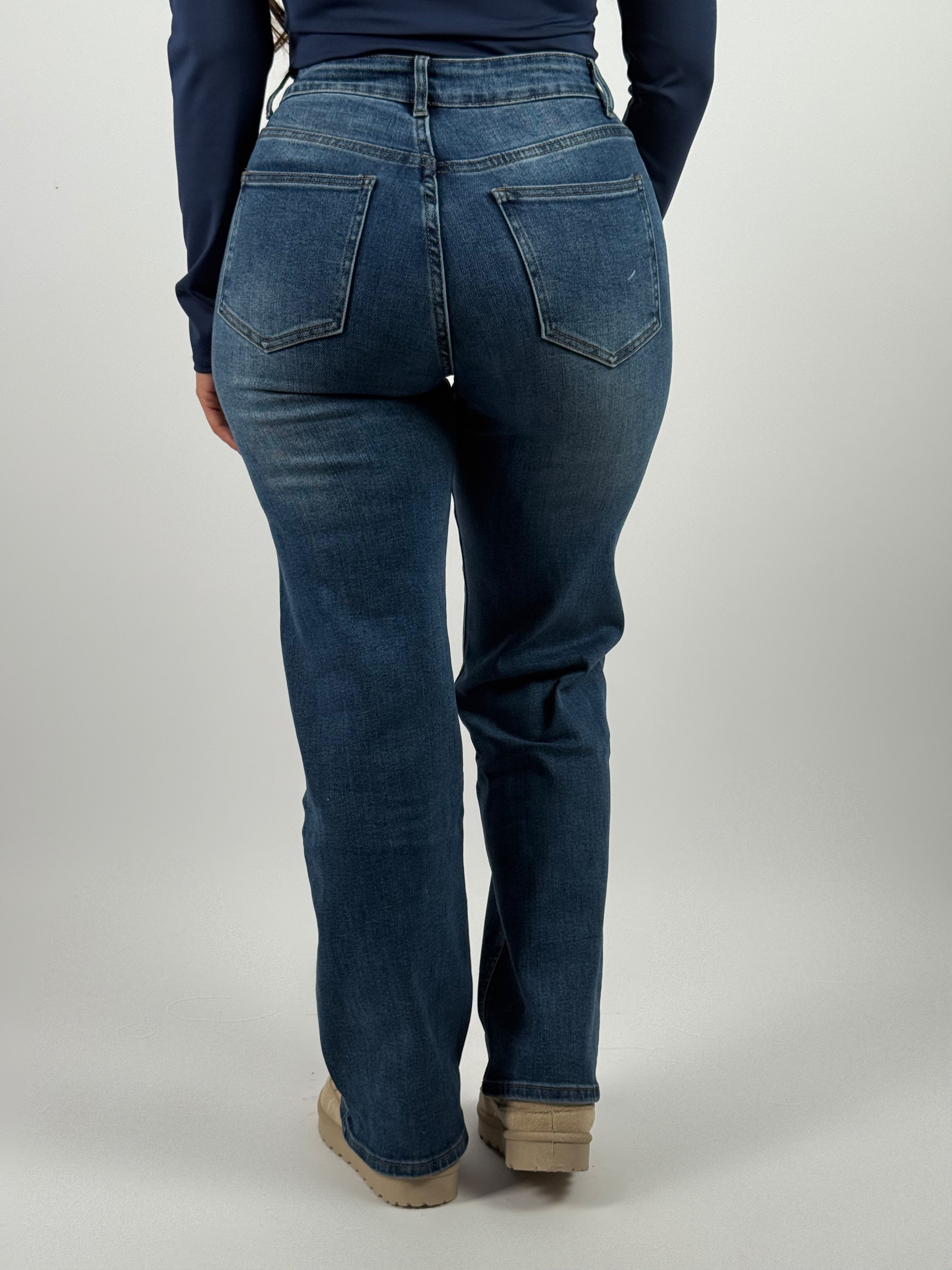 Jeans B 66180 Straight Blauw