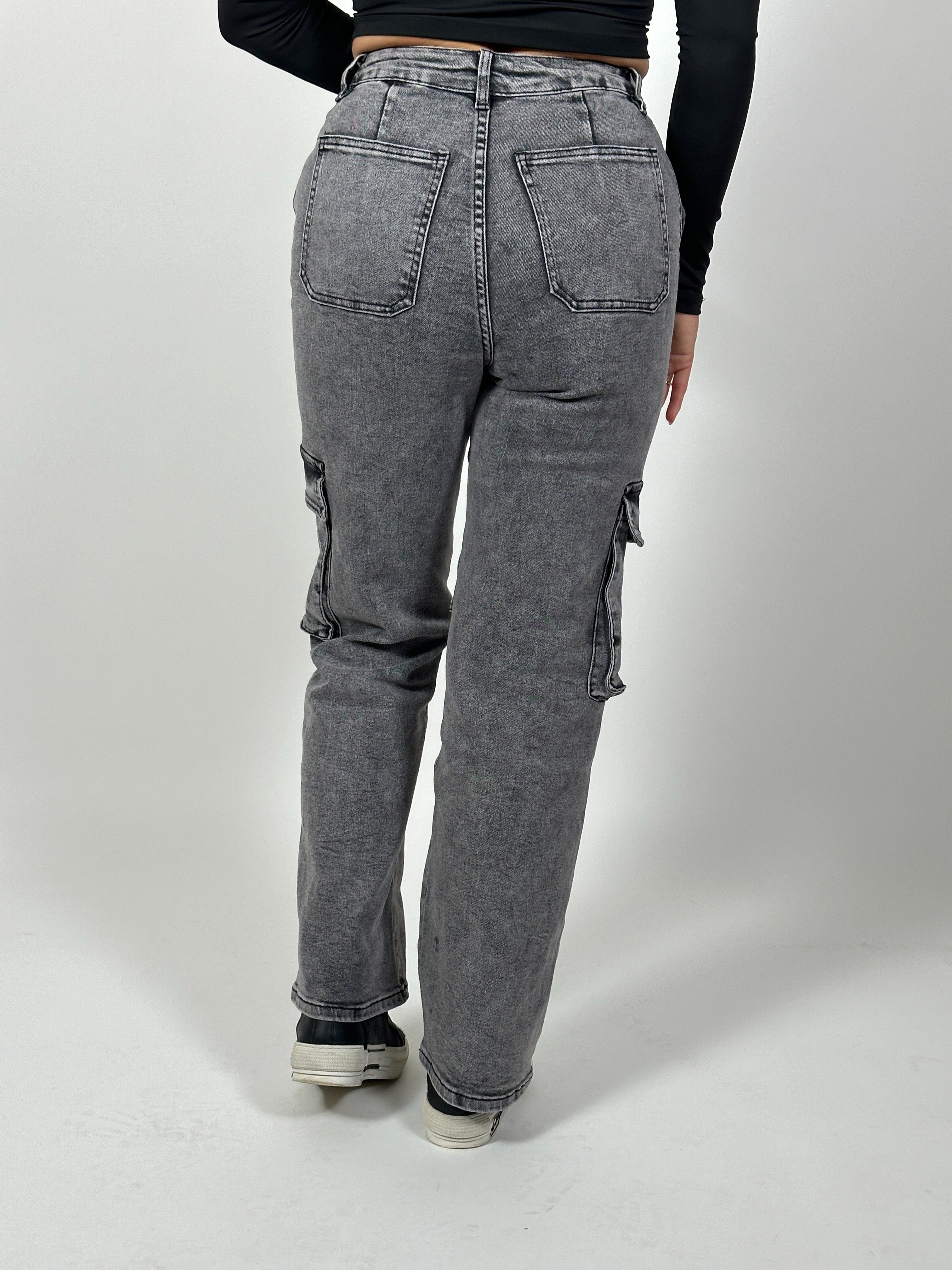 Jeans L Cargo 090-1 Grijs