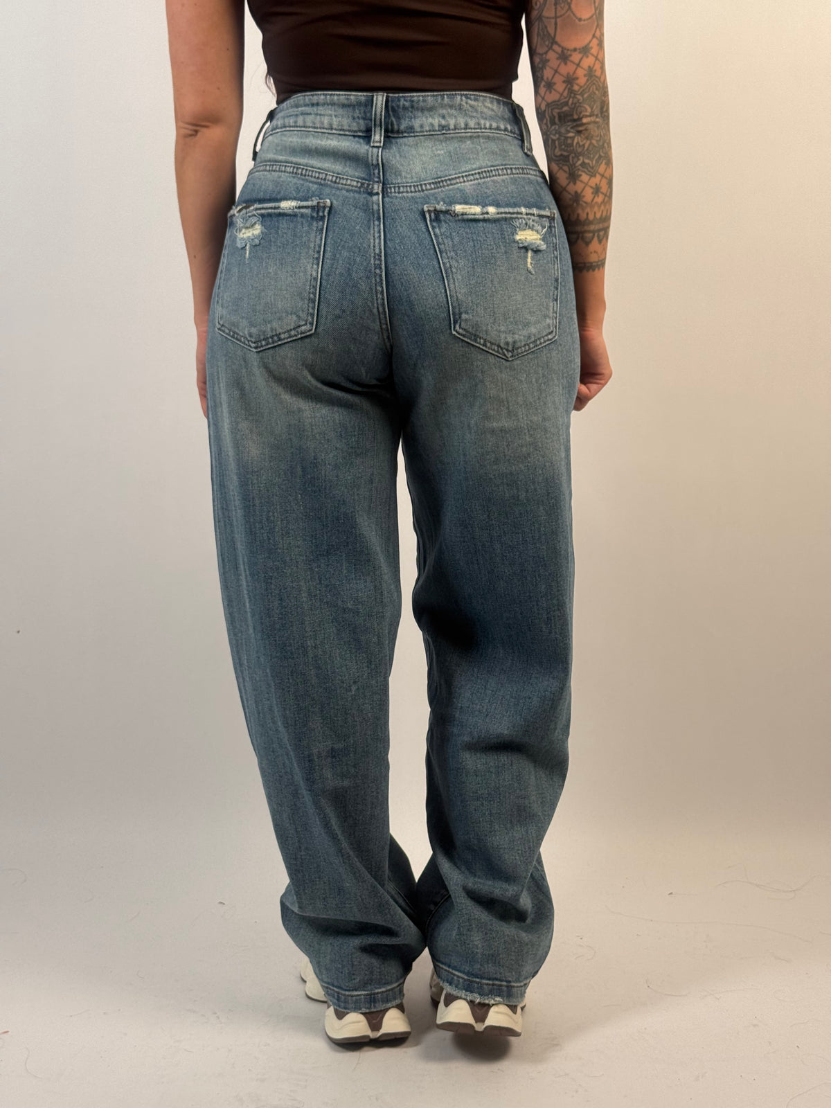 Jeans H 8208 Balloon Blauw