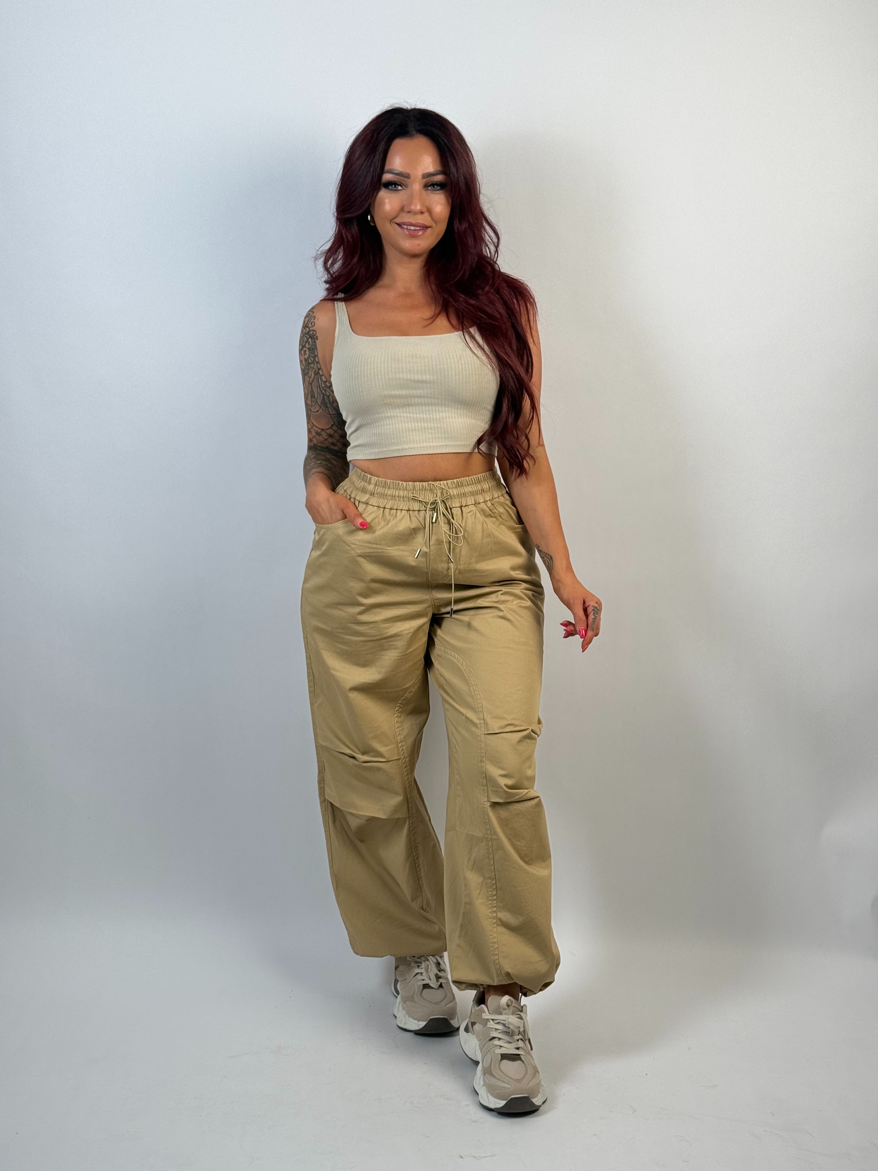 Jeans Y306 Cargo Beige