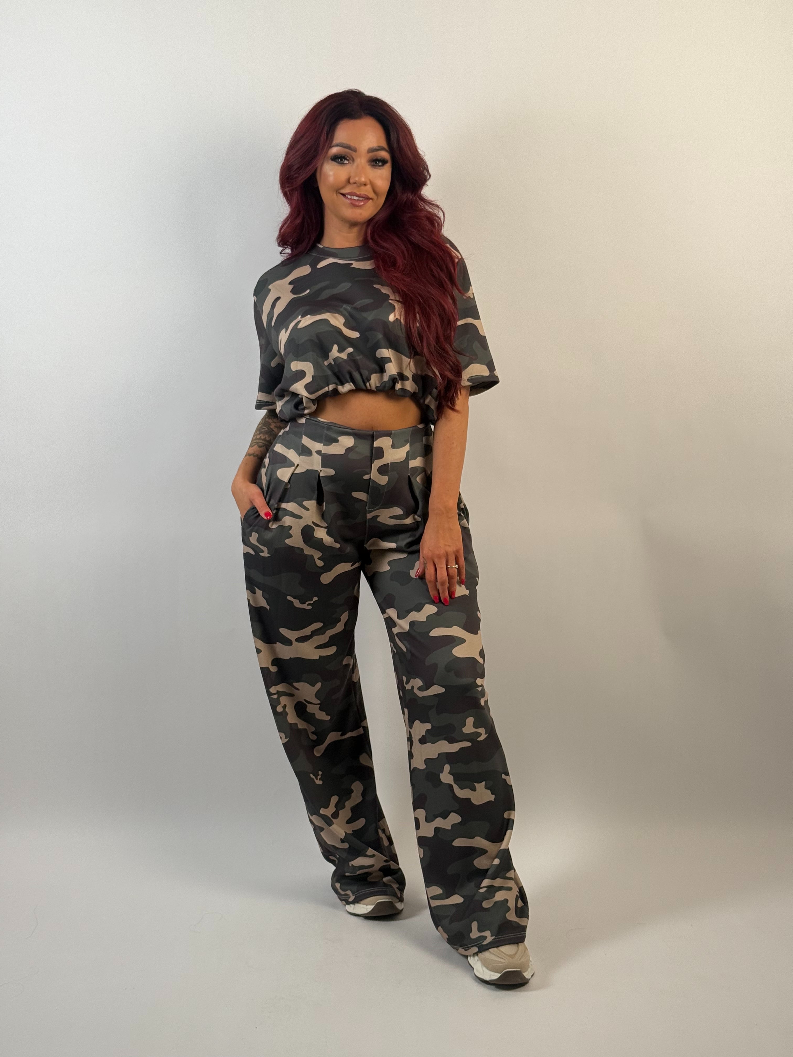 Set Camou Long Green