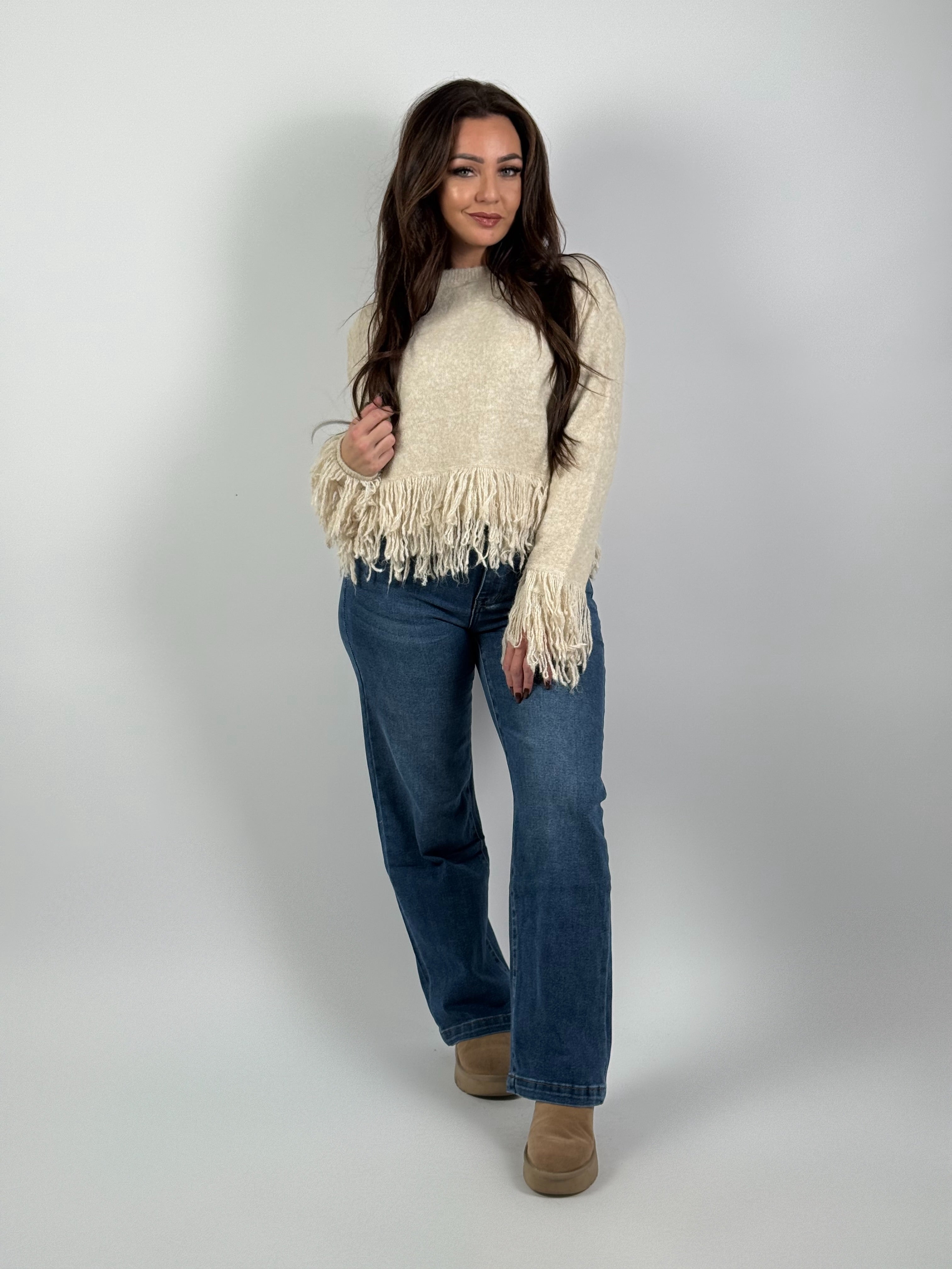 Jeans B 66186 Wide Leg Blauw