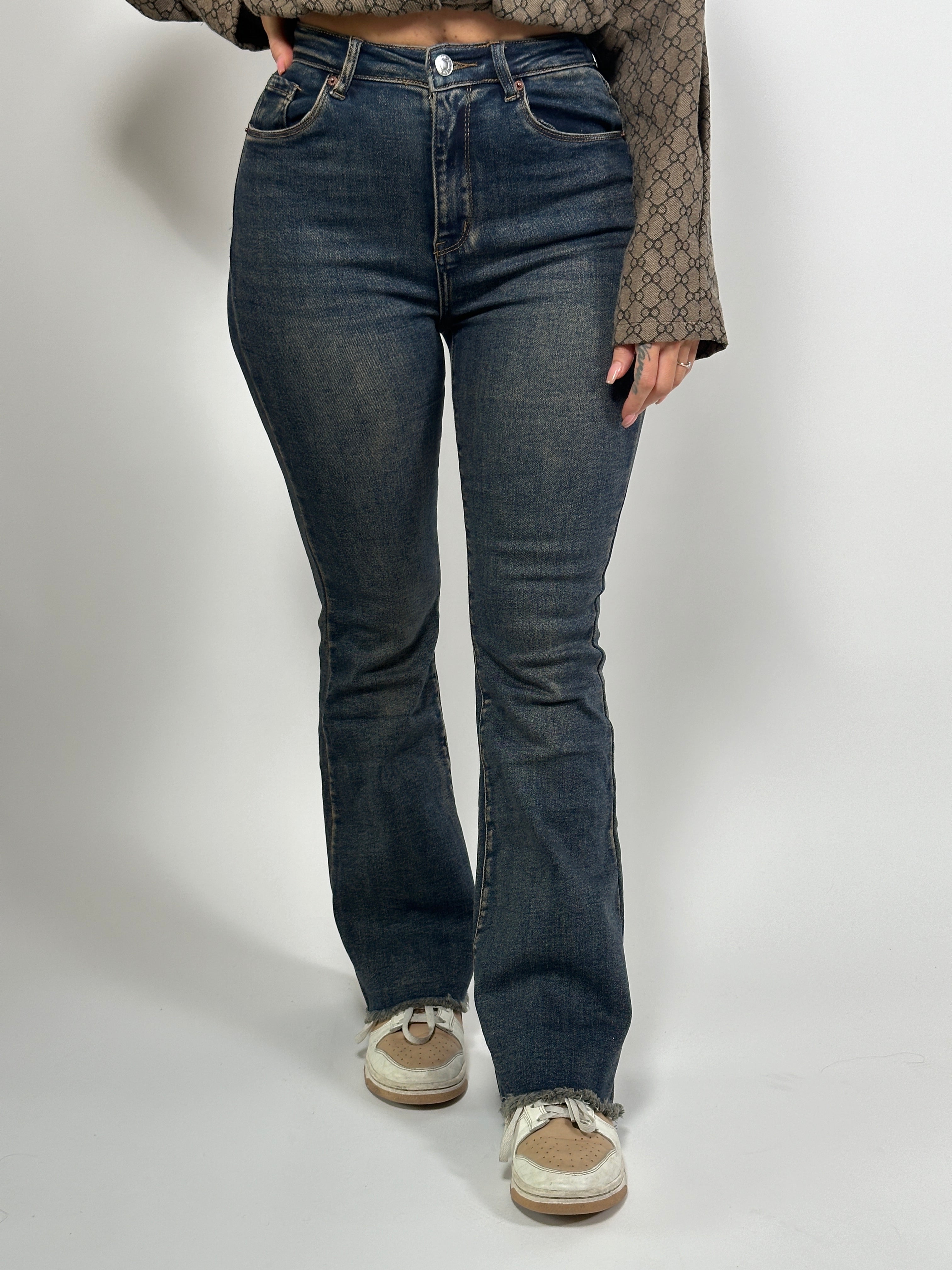 Jeans V 8439 Blauw