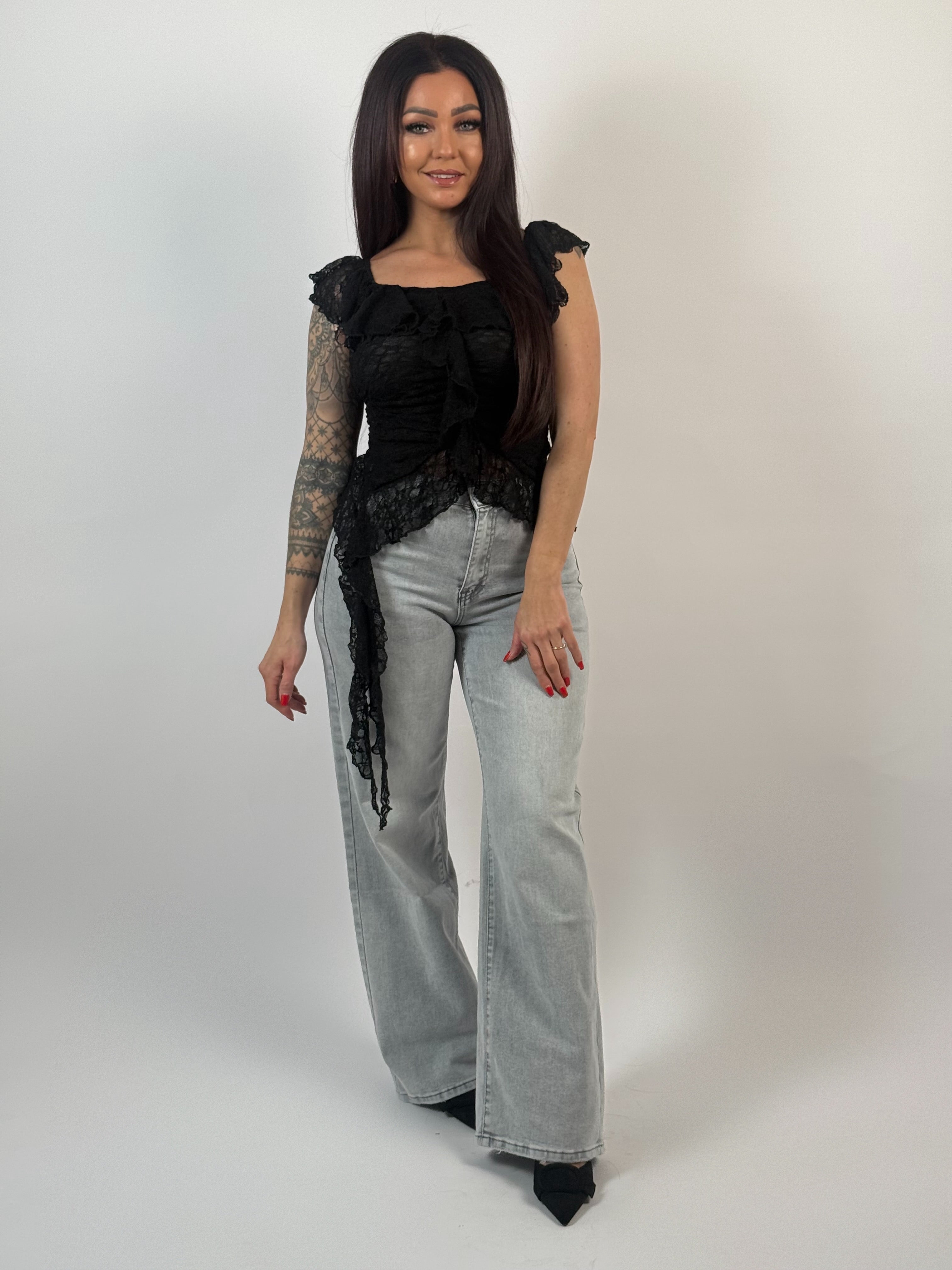 Top Kant Vina 743 Zwart