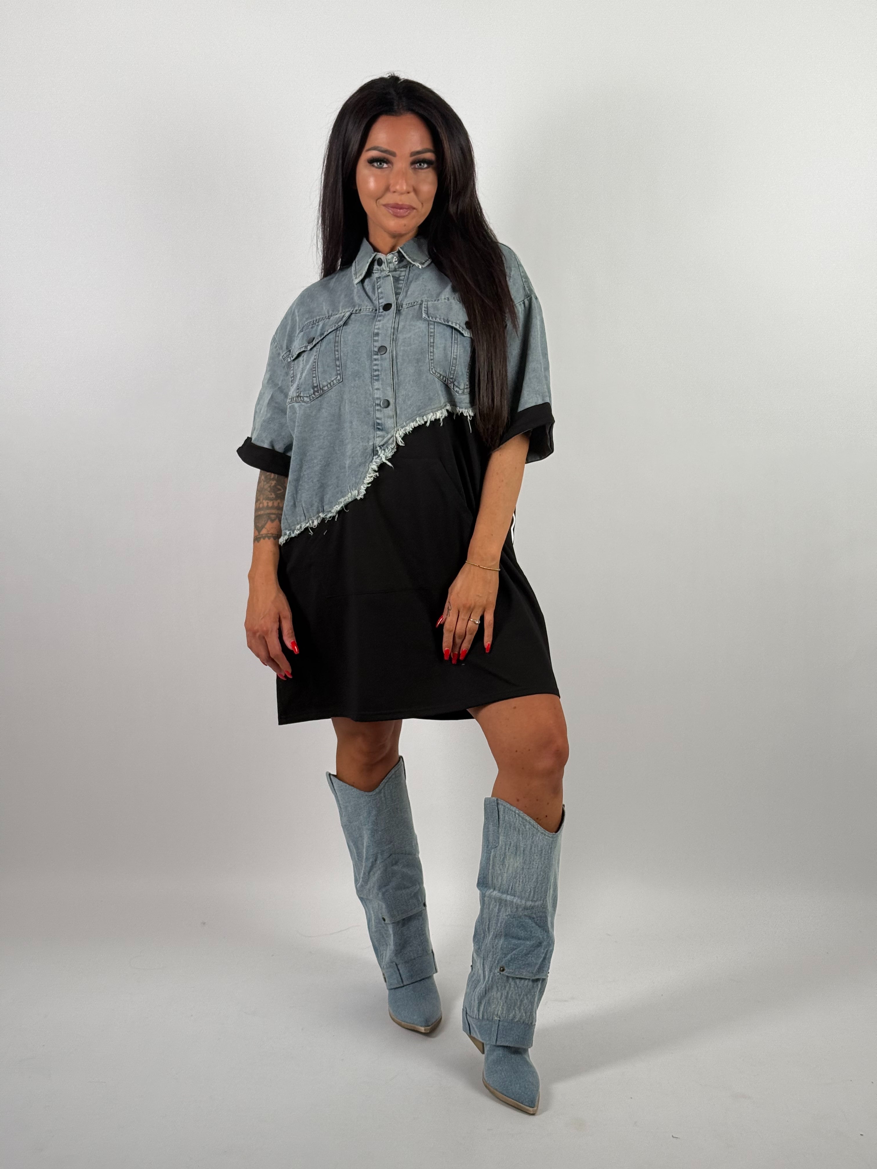 Jurk Jeans 529 Zwart