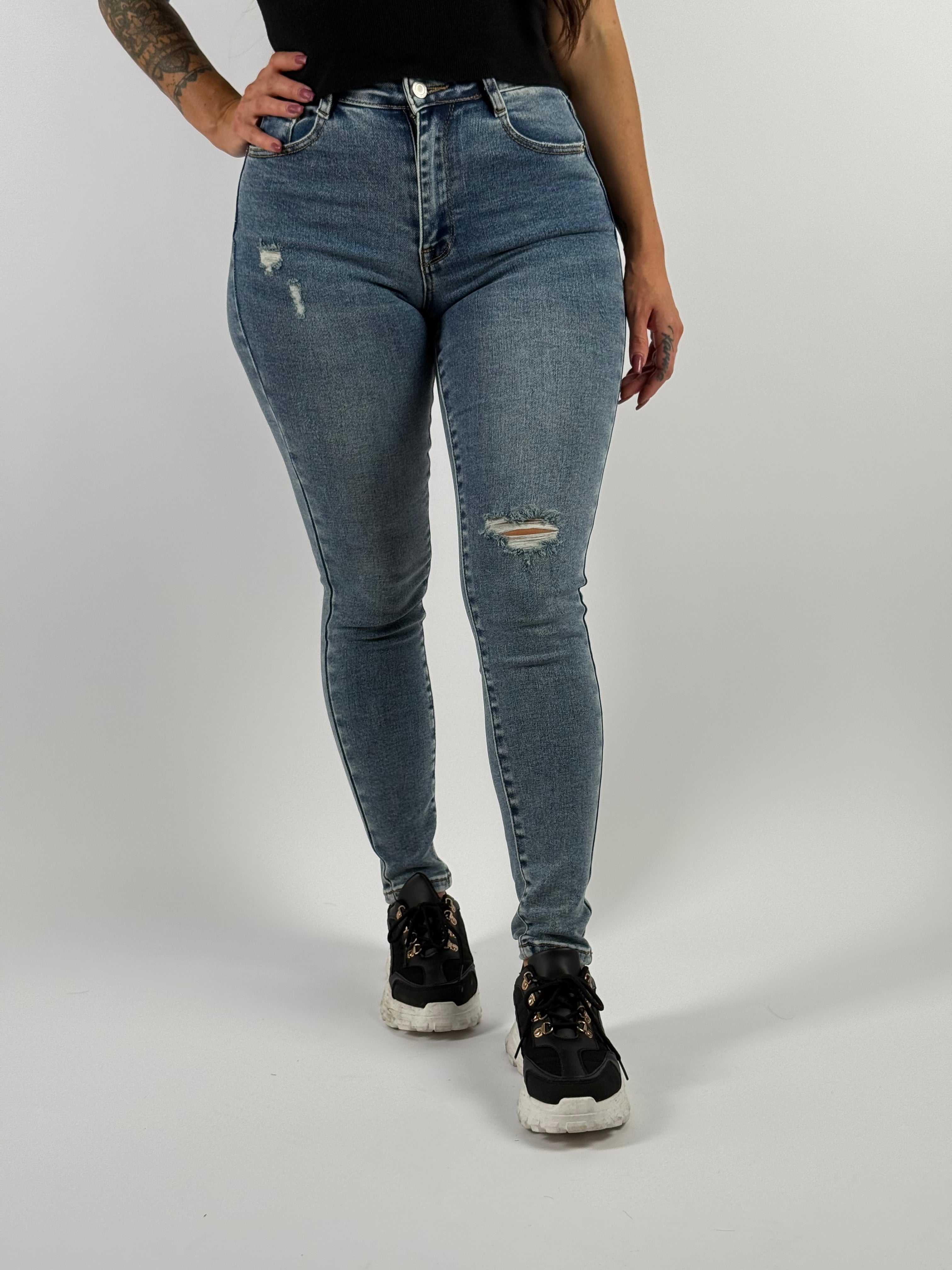 Jeans L 5377-5 Skinny Blauw