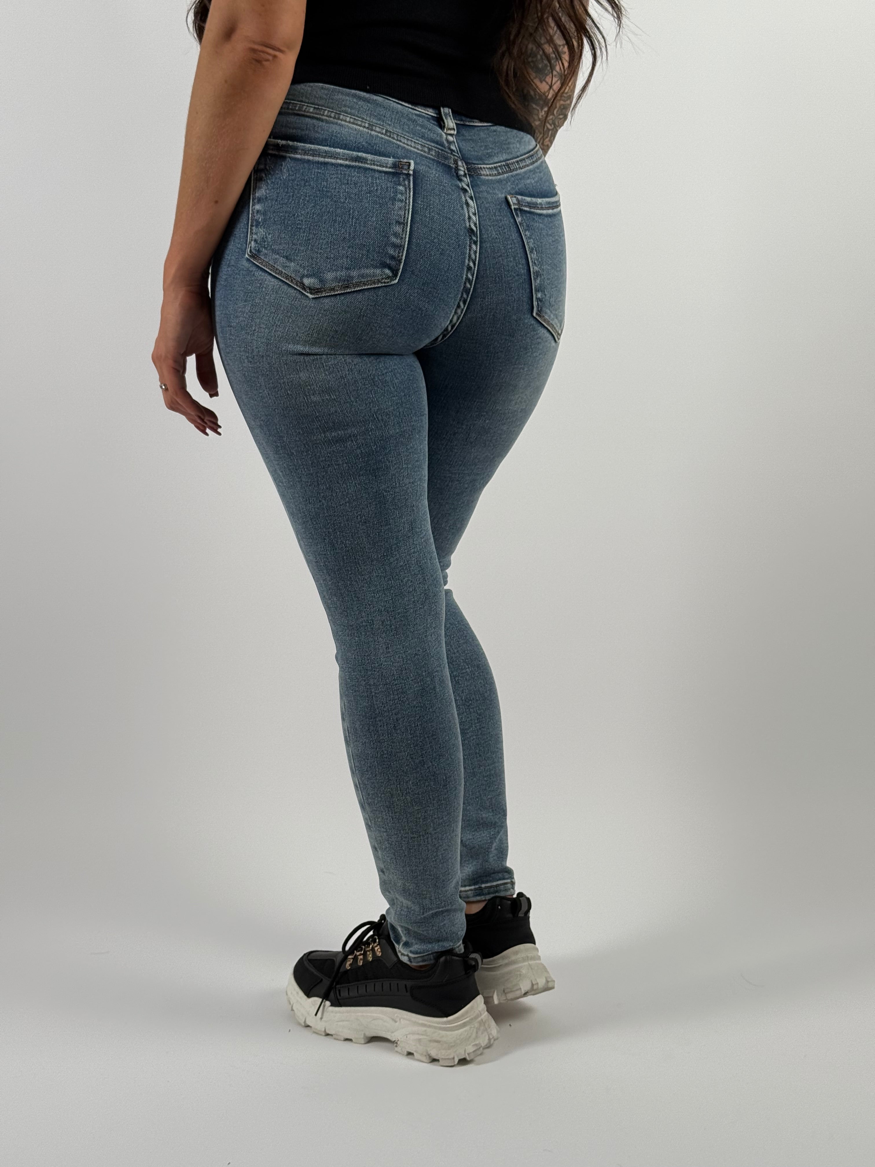 Jeans L 5377-5 Skinny Blauw