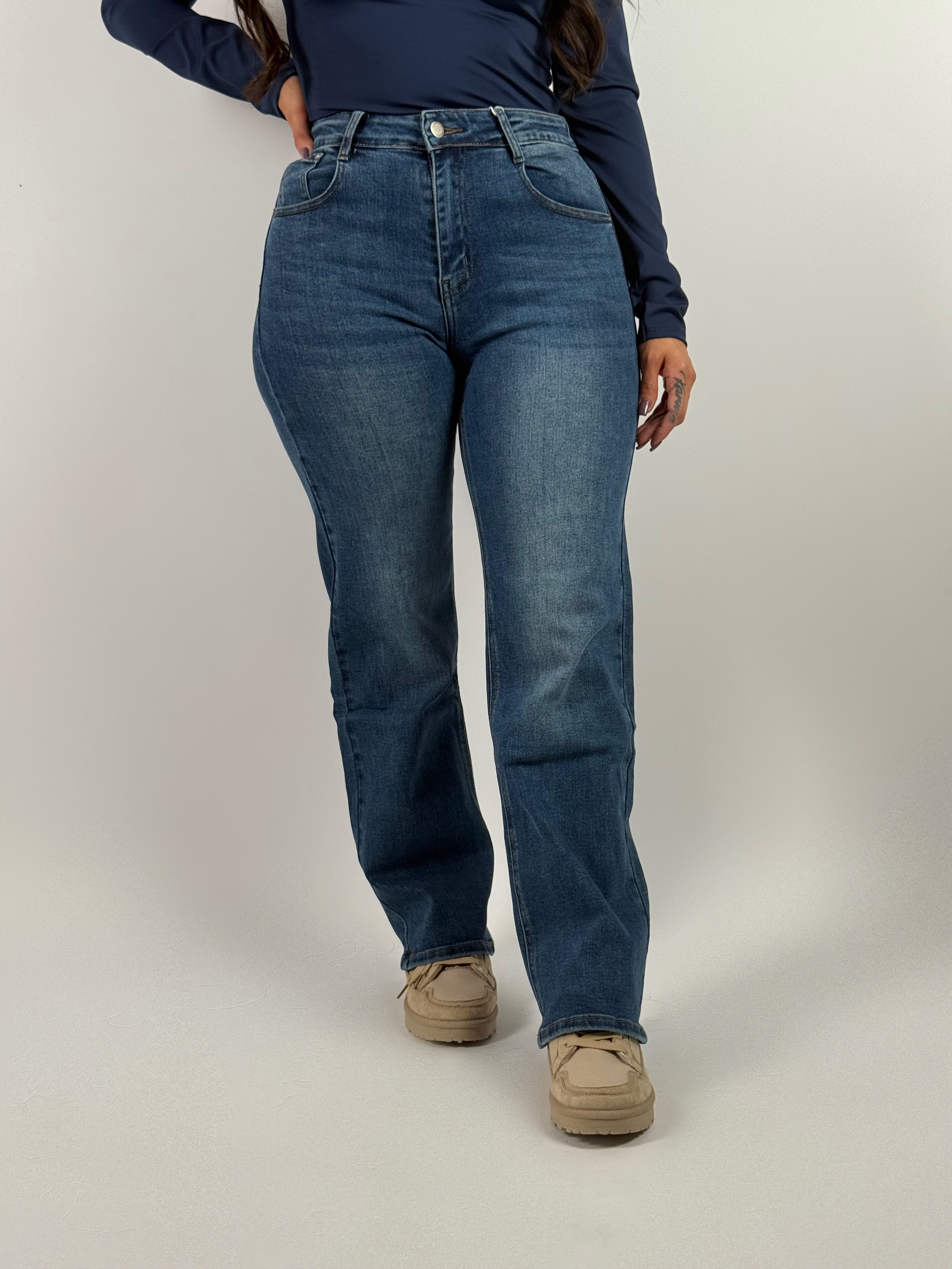 Jeans B 66180 Straight Blauw
