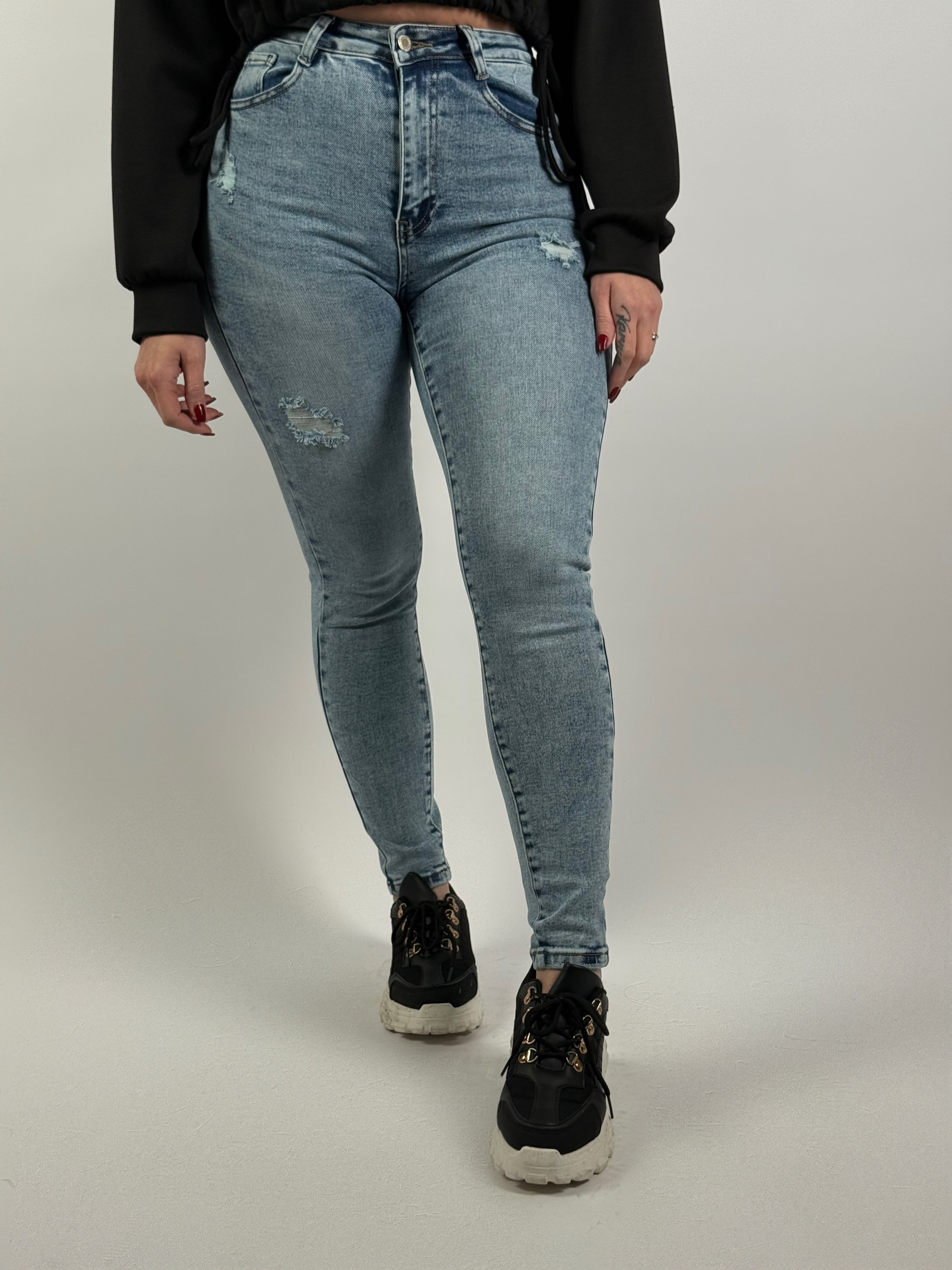 Jeans L 5356-1 Skinny Blauw