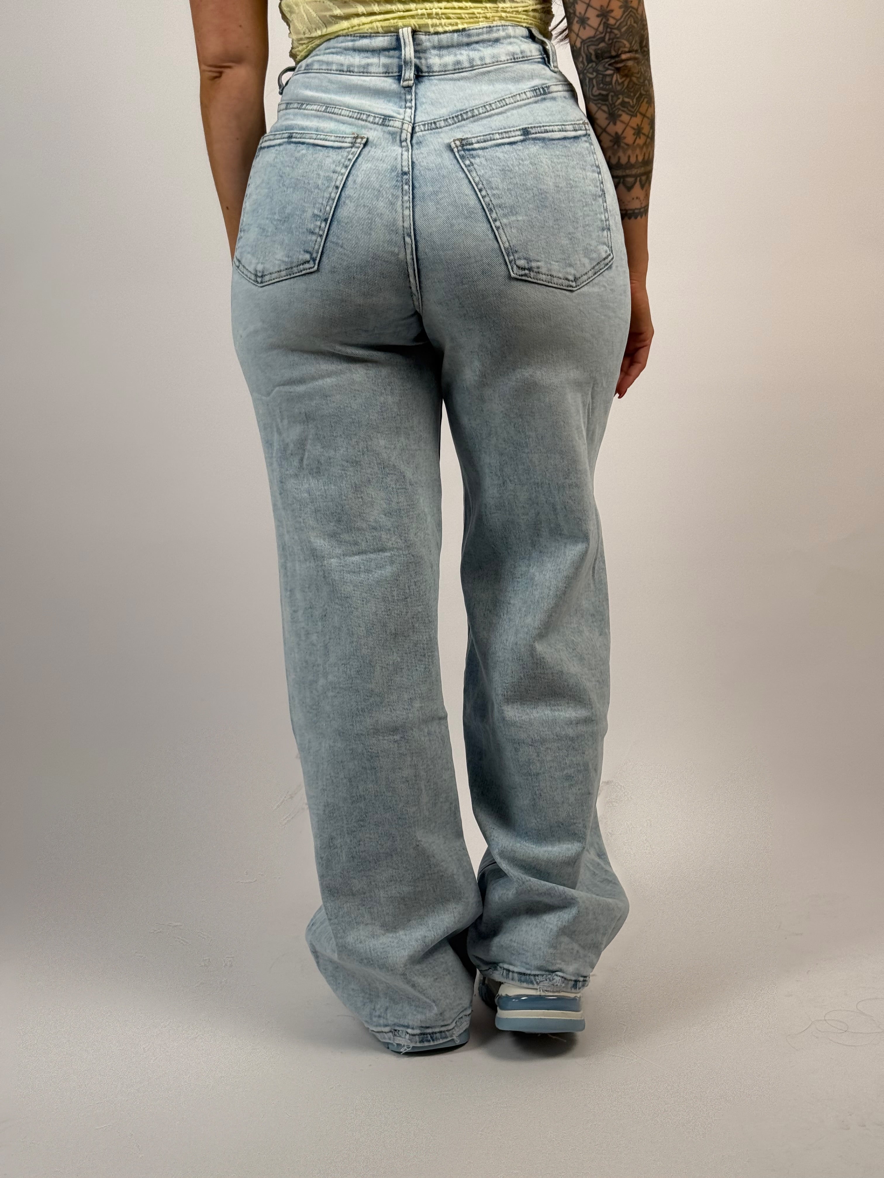 Jeans L 3370-1 Wide Blauw