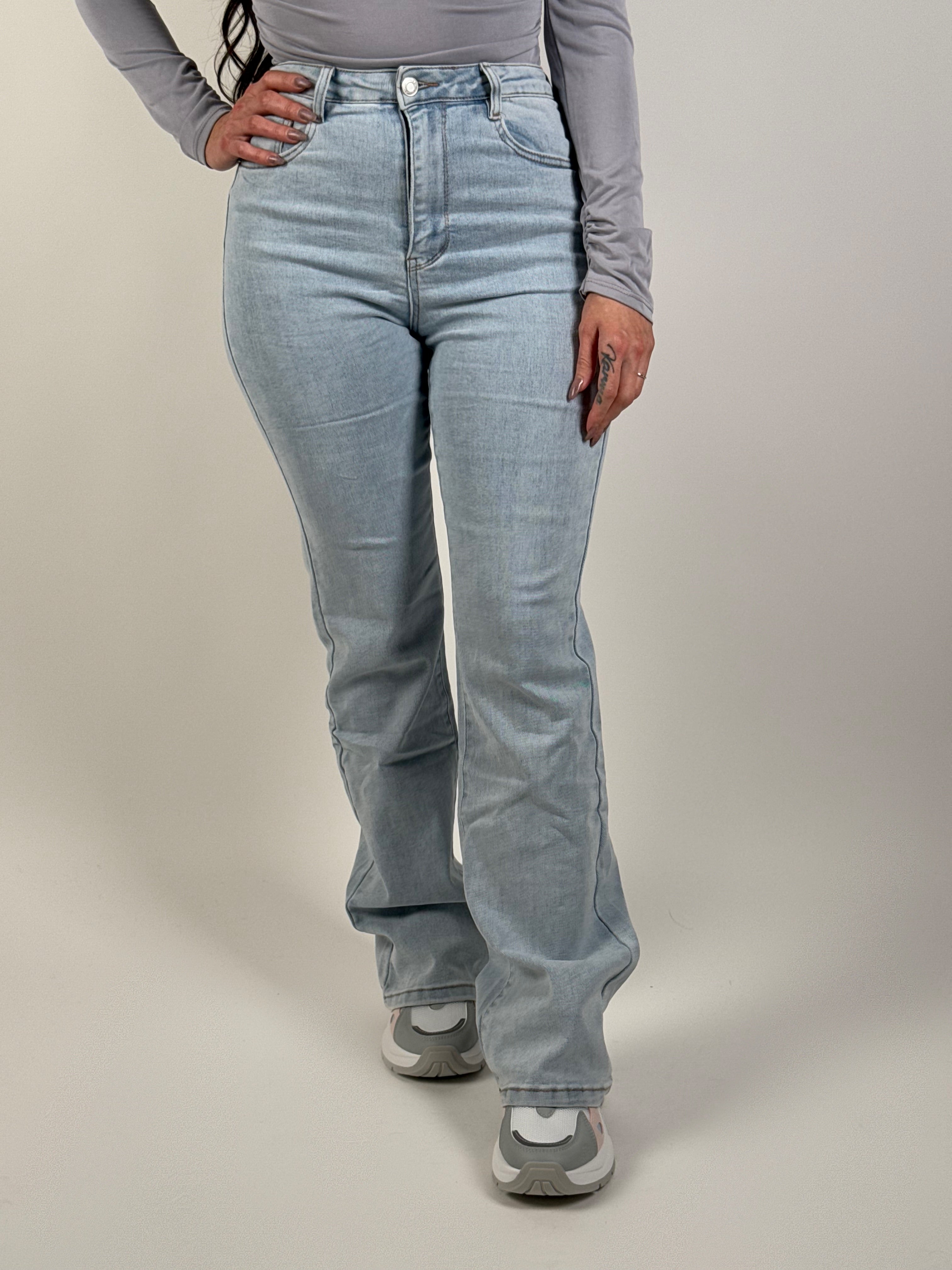 Jeans L 141-10 Flared Blauw