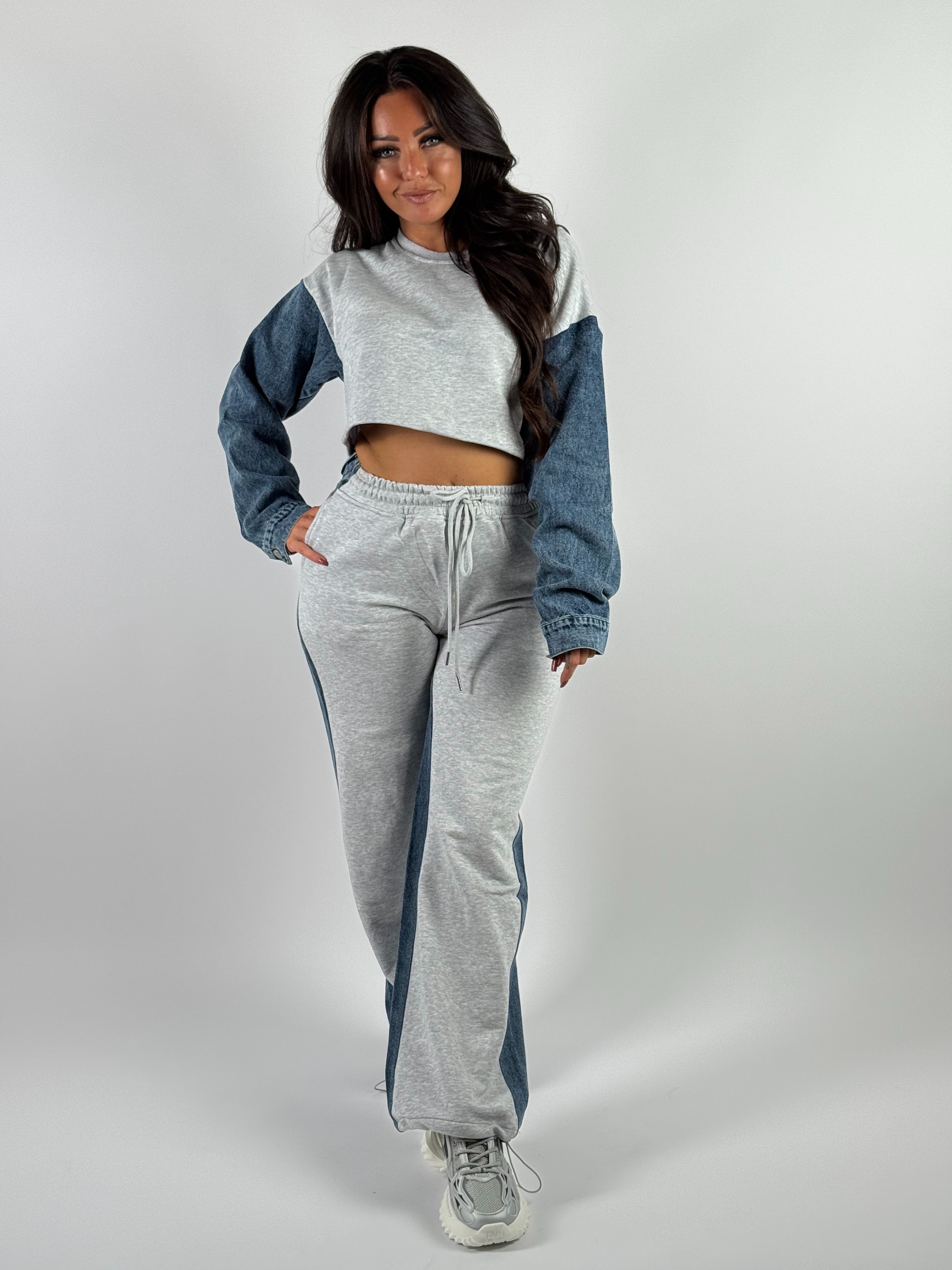 Jeans L 0051 Jogg Wide Leg Blauw