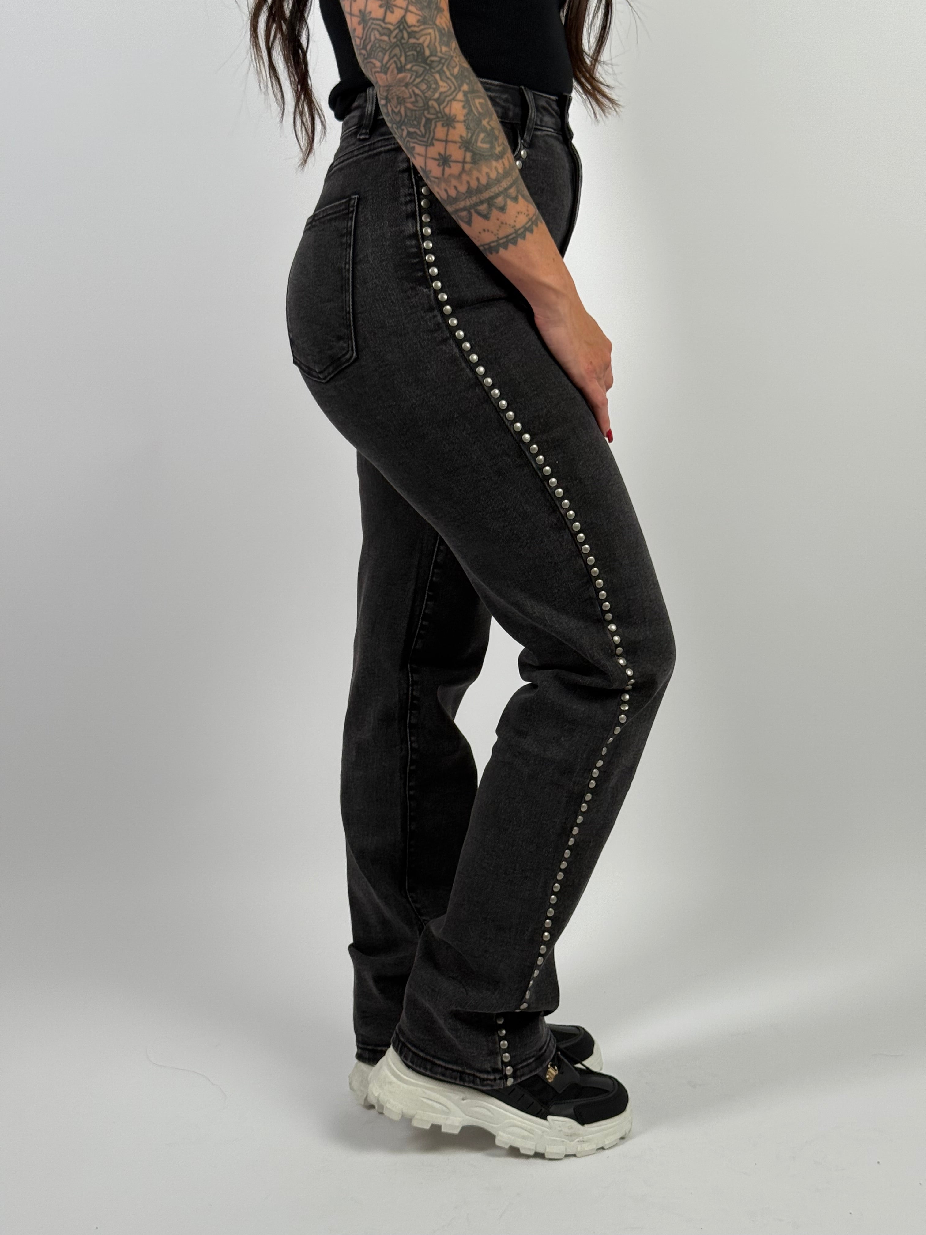 Jeans L 6011-1 Straight Grijs