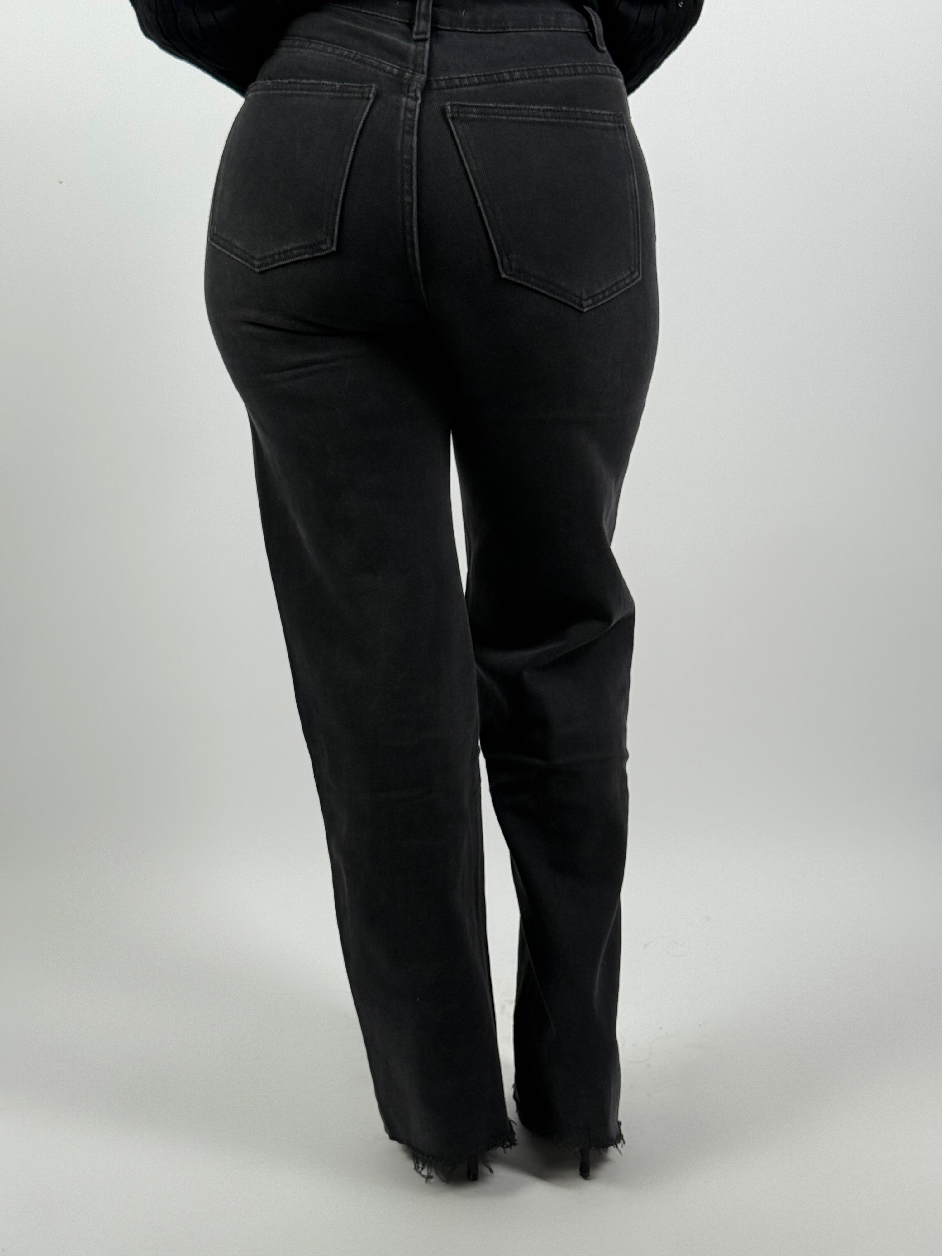 Jeans L 6286-2 Wide Leg Grijs