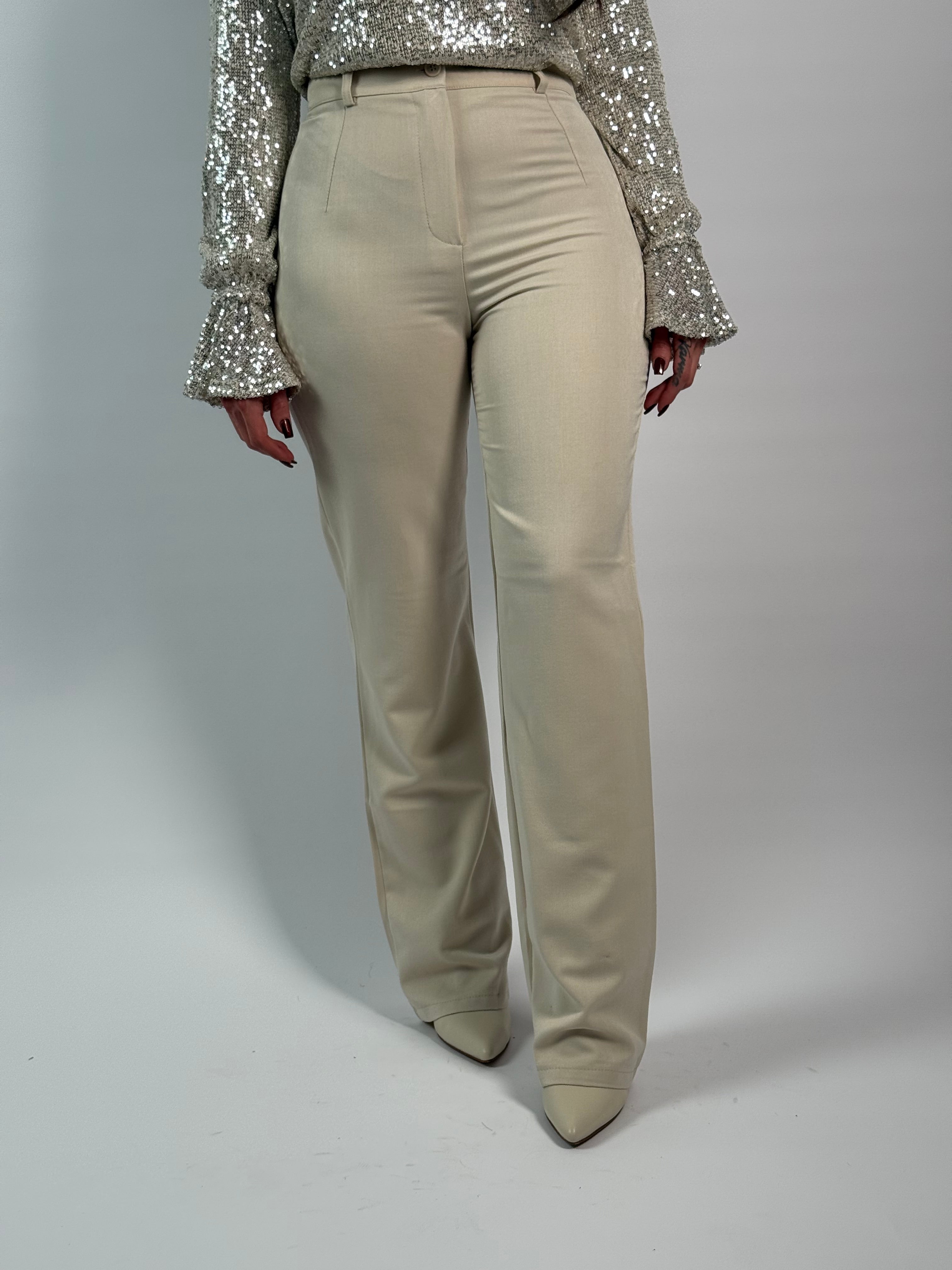 Pantalon E 212 Crème