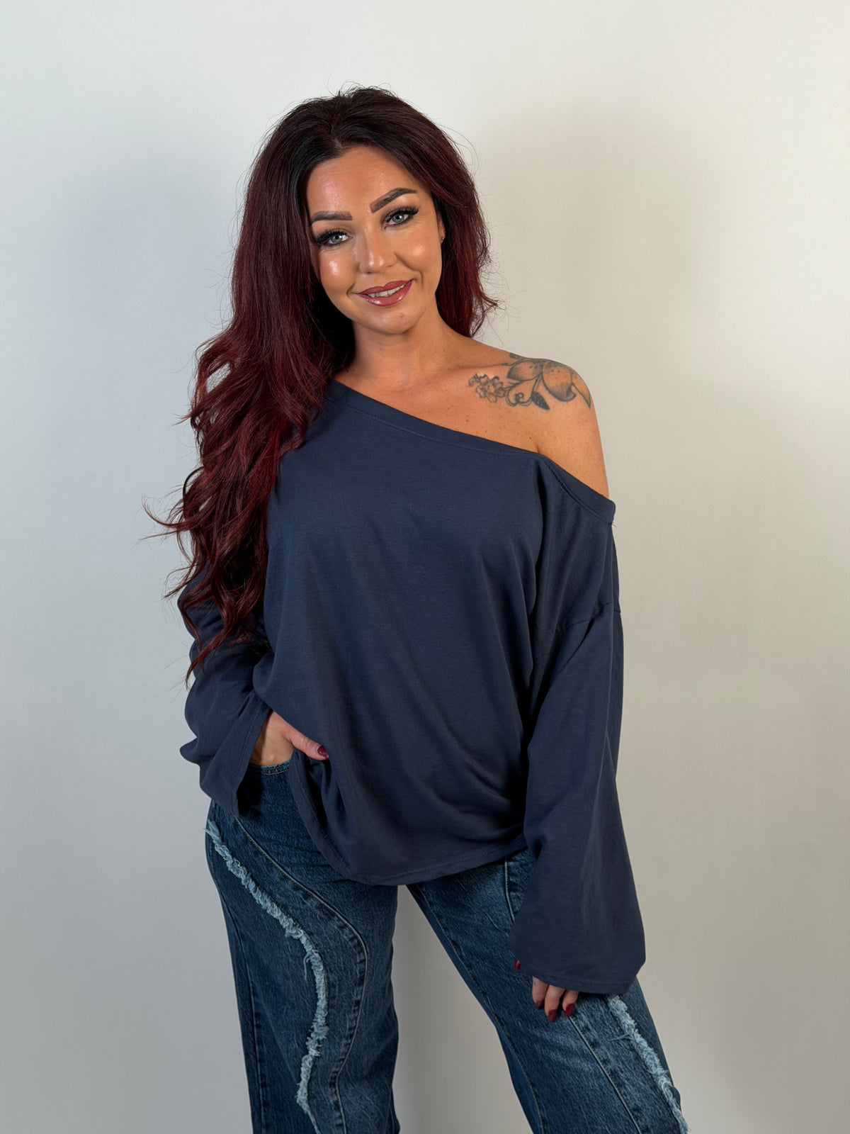 Top Off Sh. Vicky Blauw