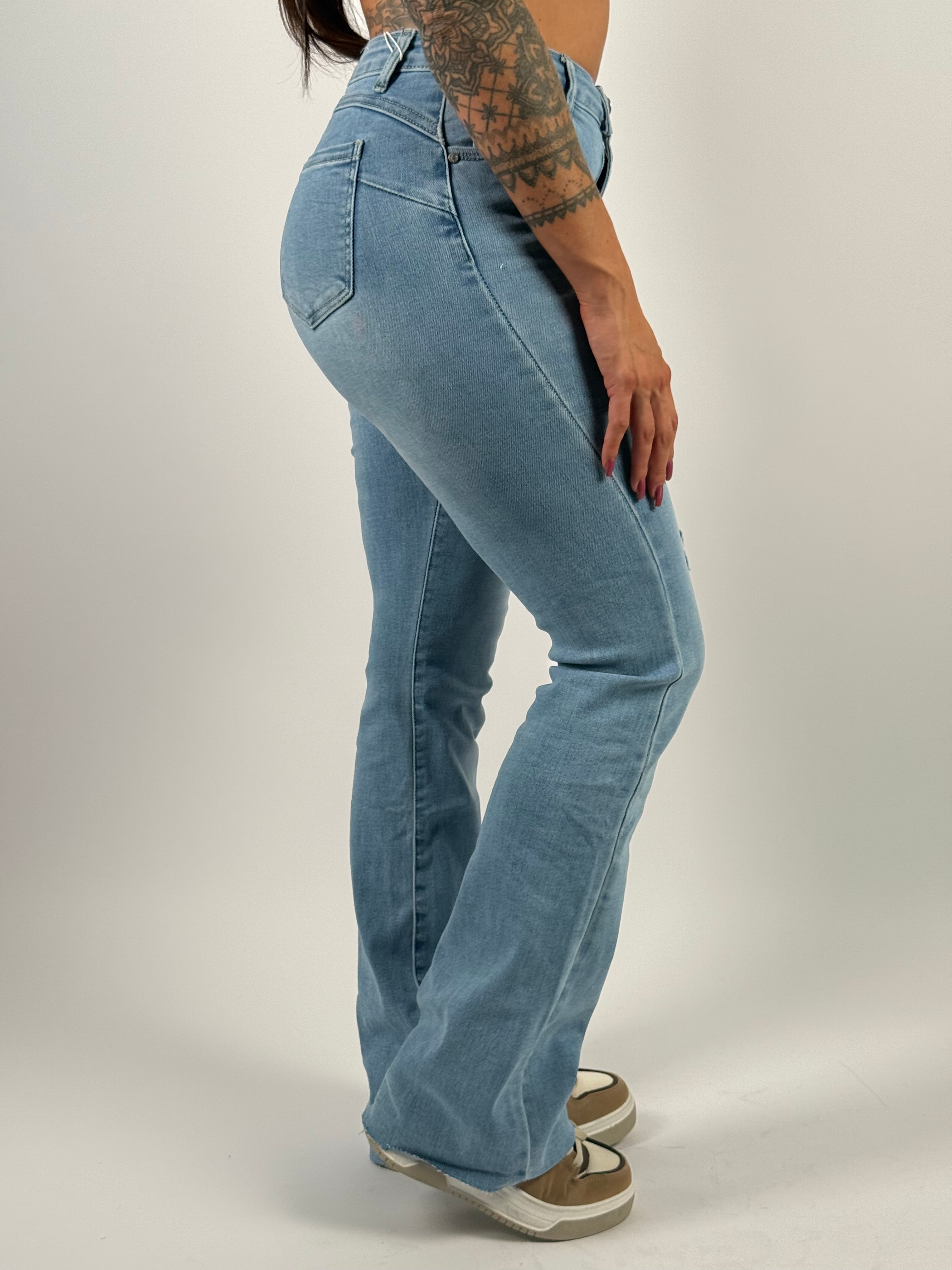Jeans J 33316 Flared Blauw