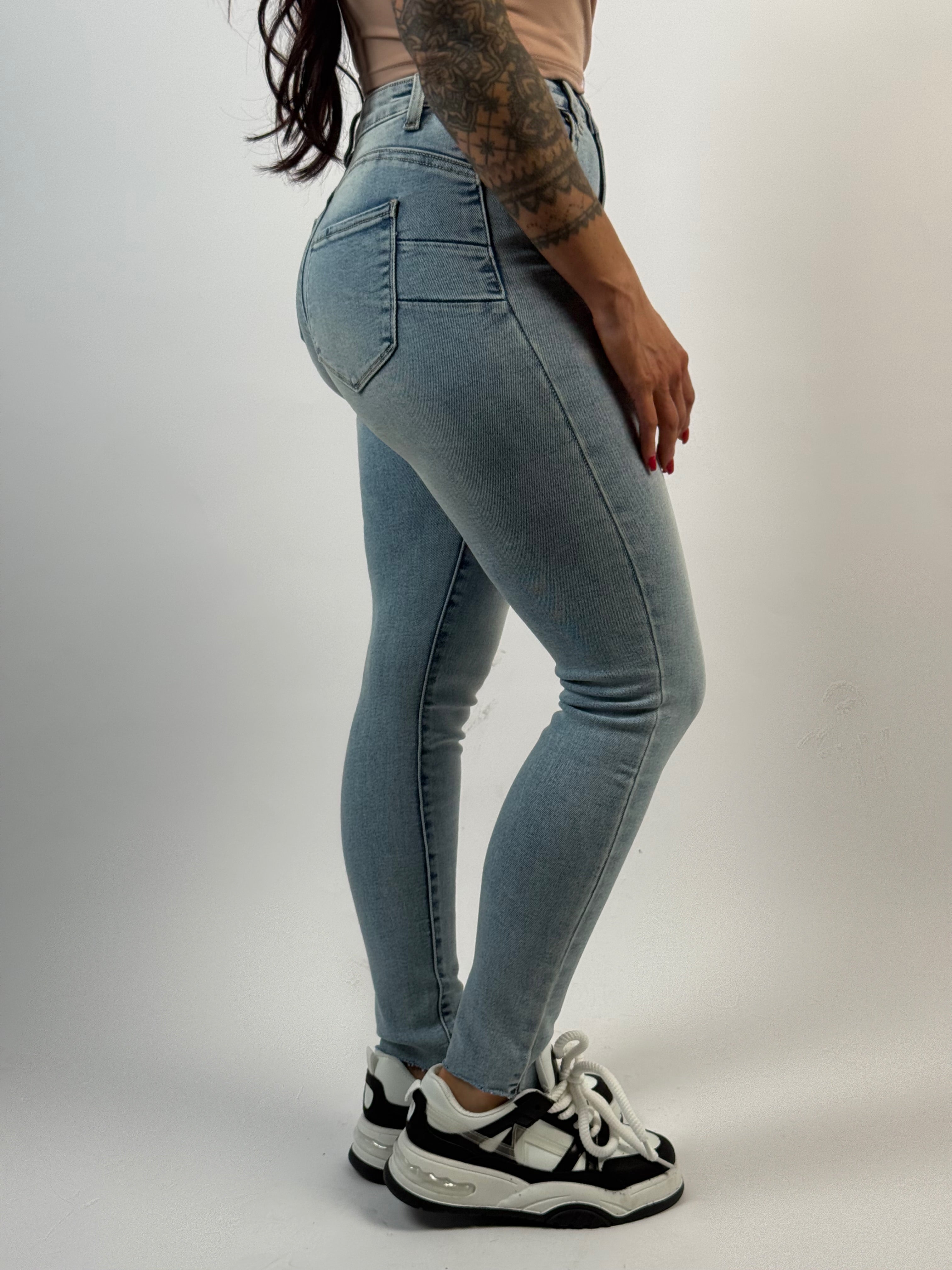 Jeans L 5389-1 Skinny Blauw