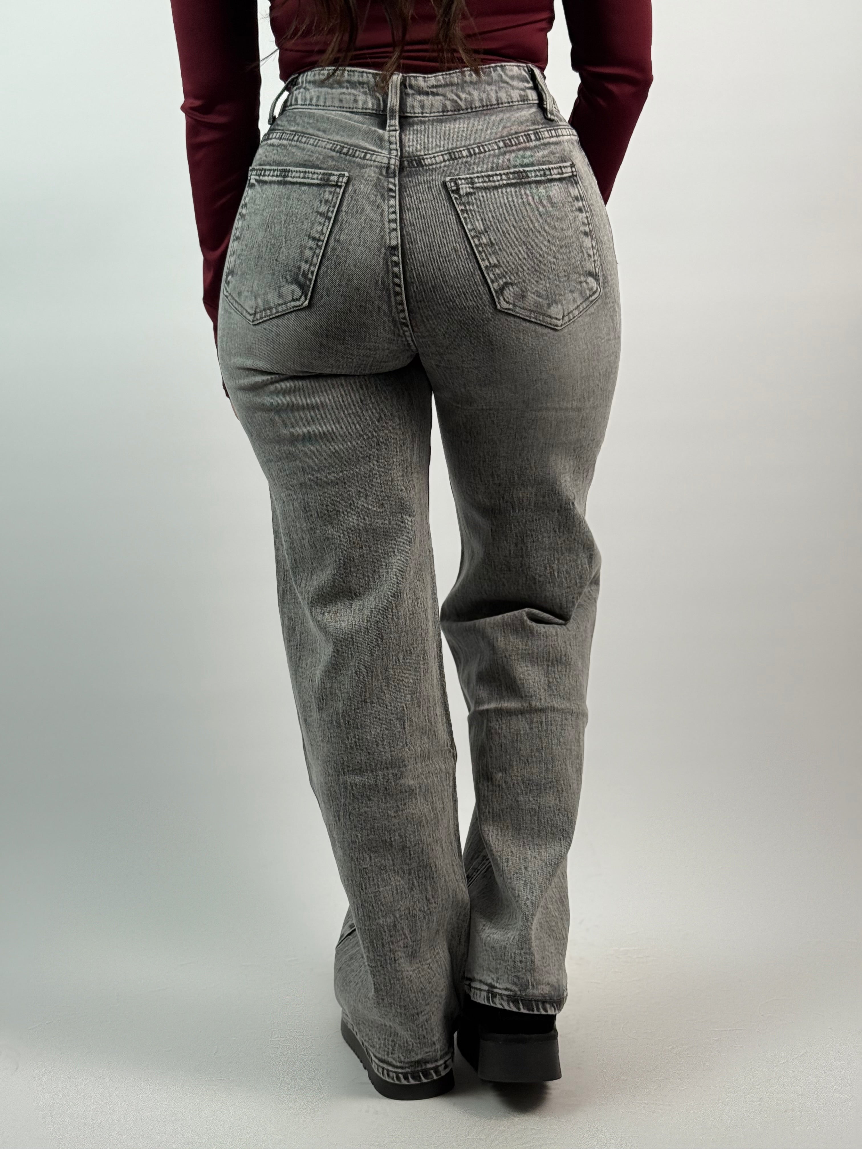 Jeans Y 5337 Wide Leg Grijs