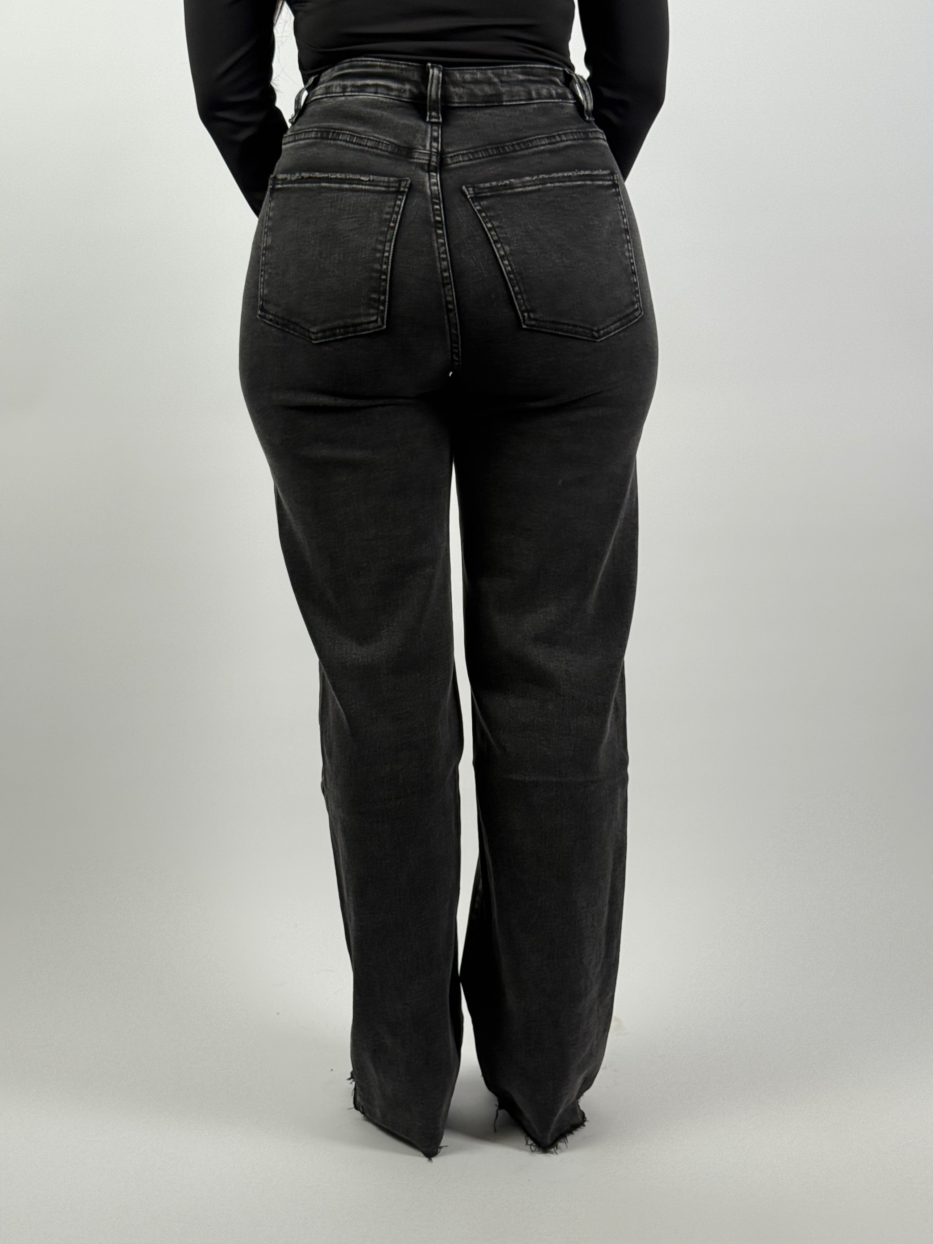 Jeans L 6301-2 Straight D. Grijs