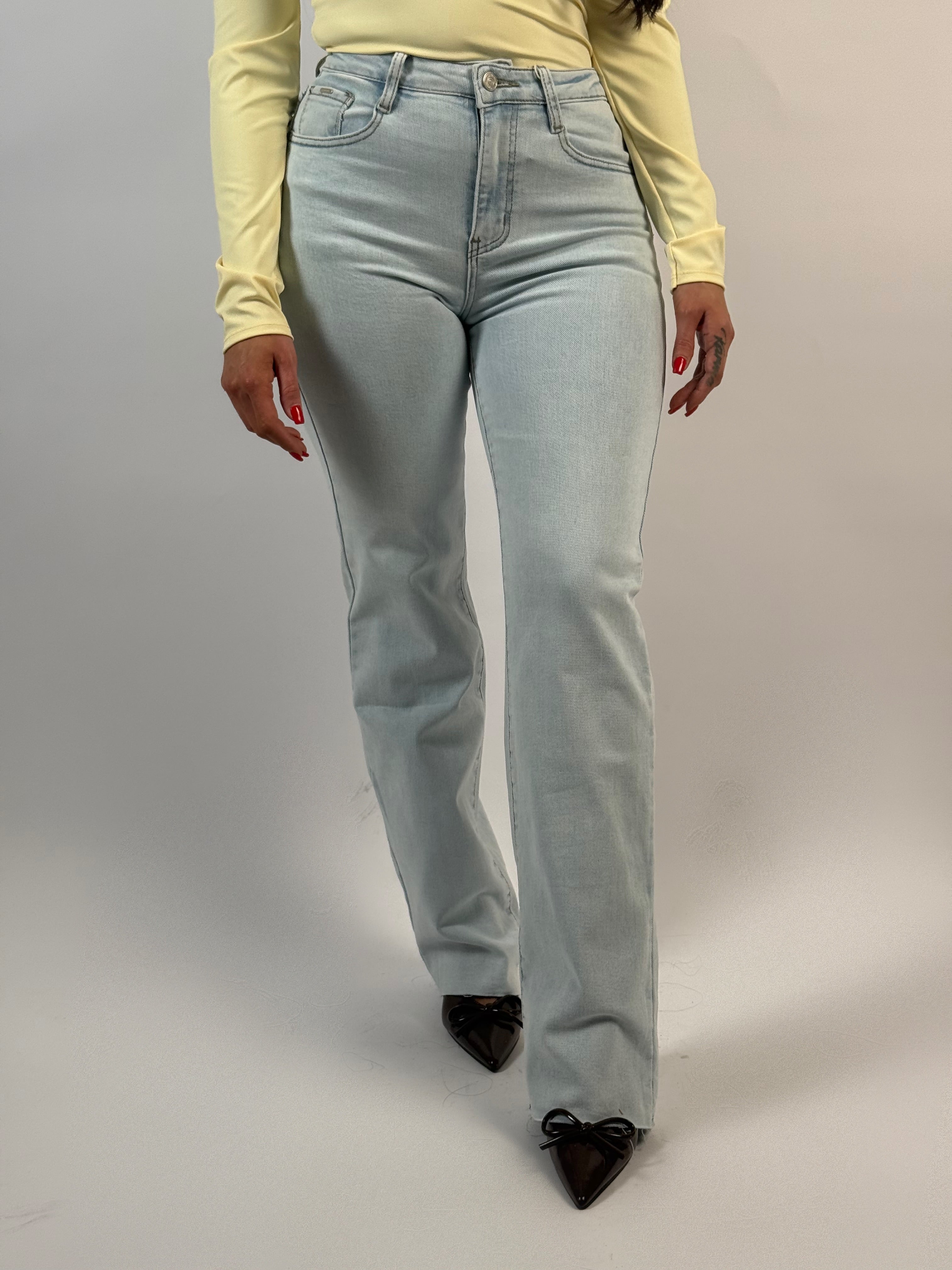 Jeans F 6835 Straight Blauw