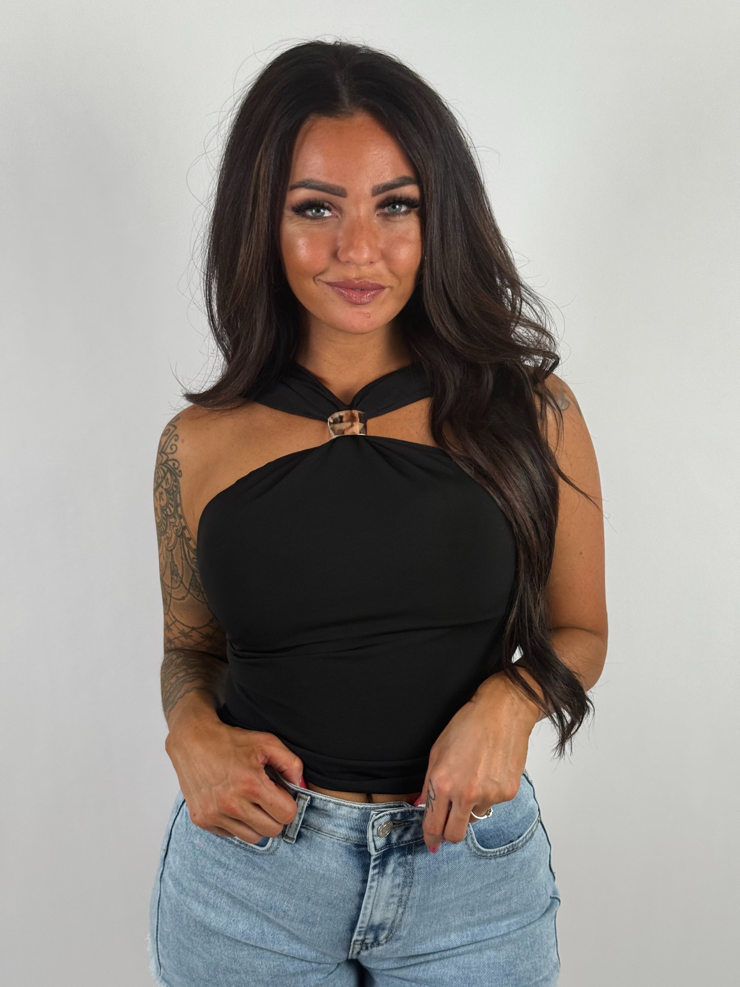 Top Elena 742 Zwart