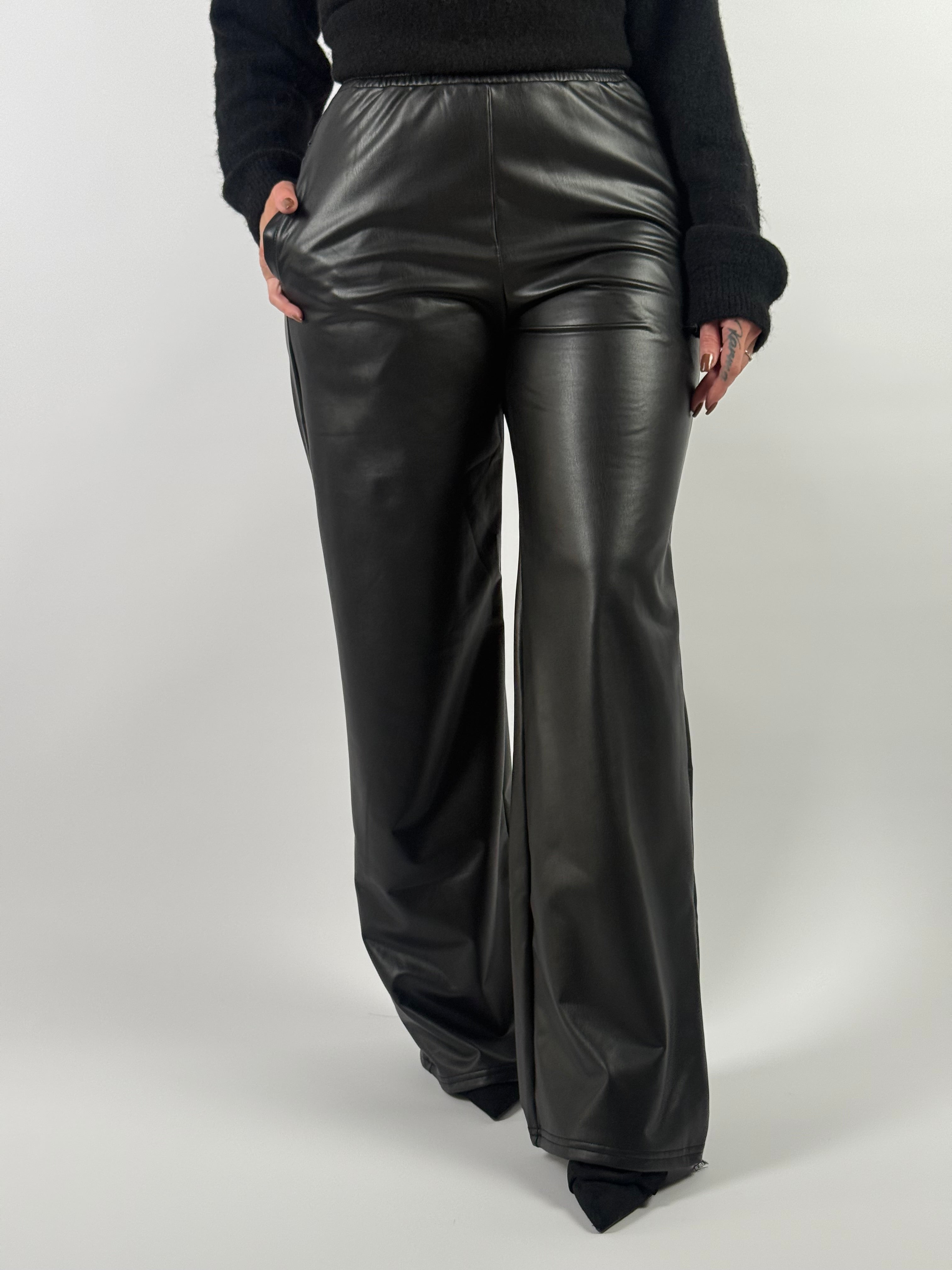 Broek Leer Sway 126 Zwart