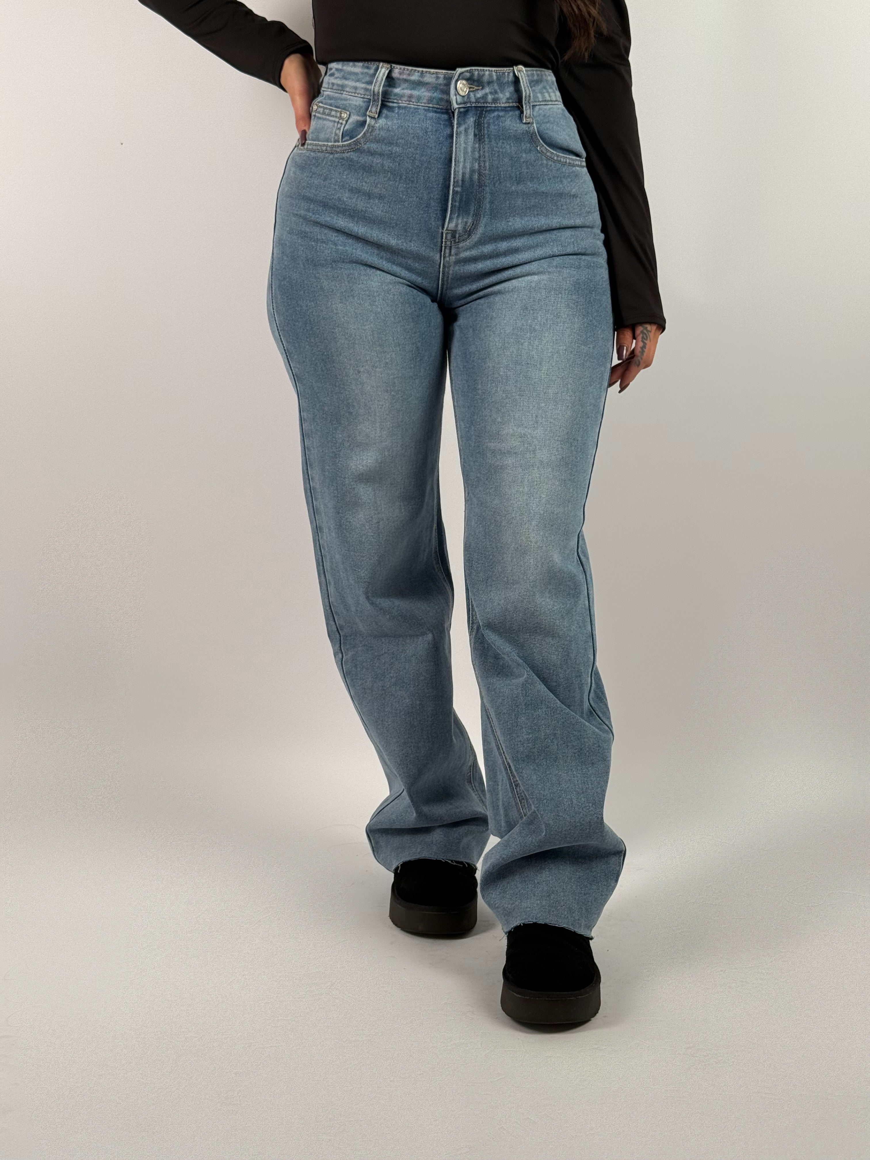 Jeans Y 5039 Wide Leg Blauw