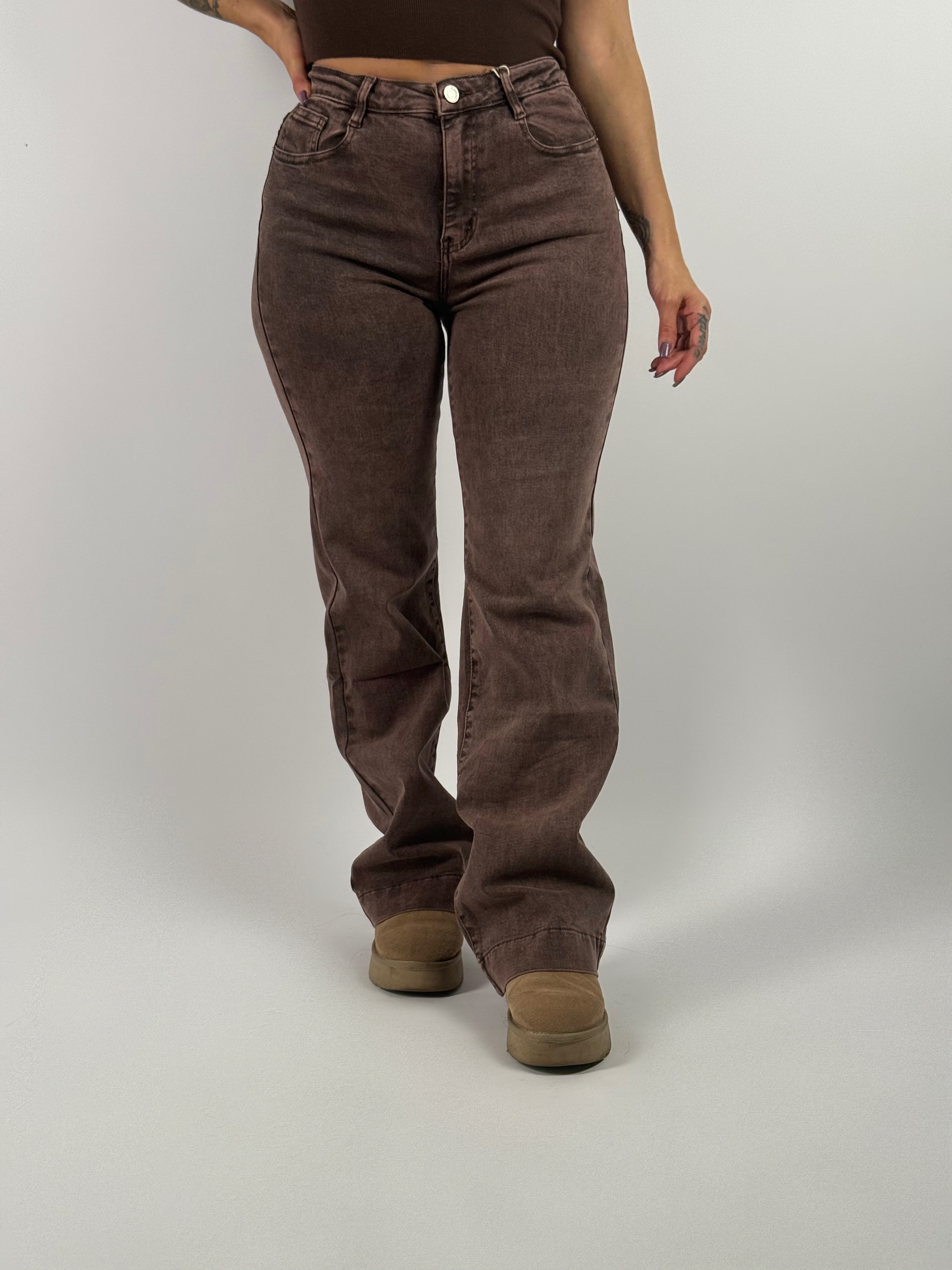 Jeans Y 6511 Wide Leg Bruin