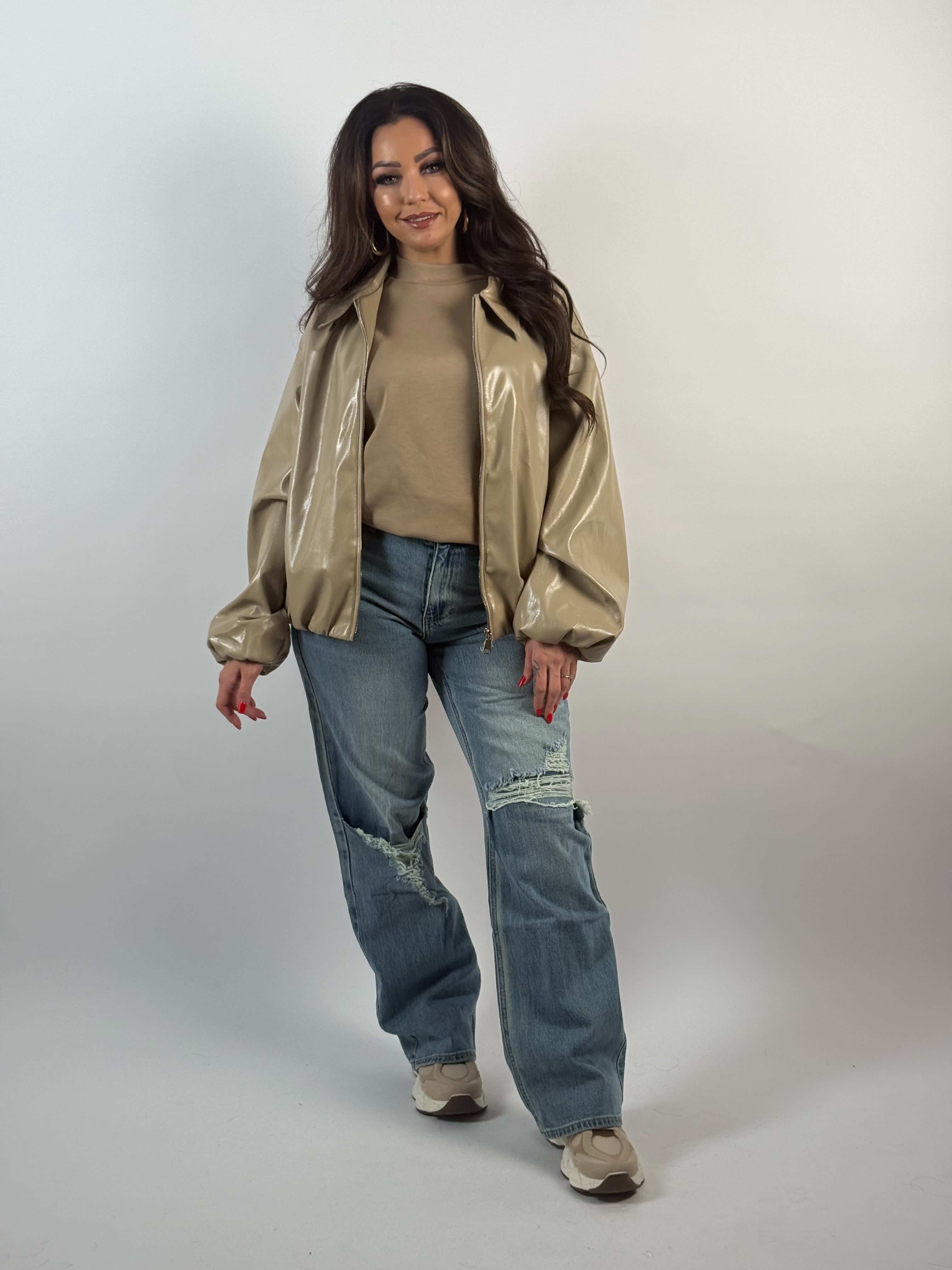 Jack Lak Look Oversized Taupe