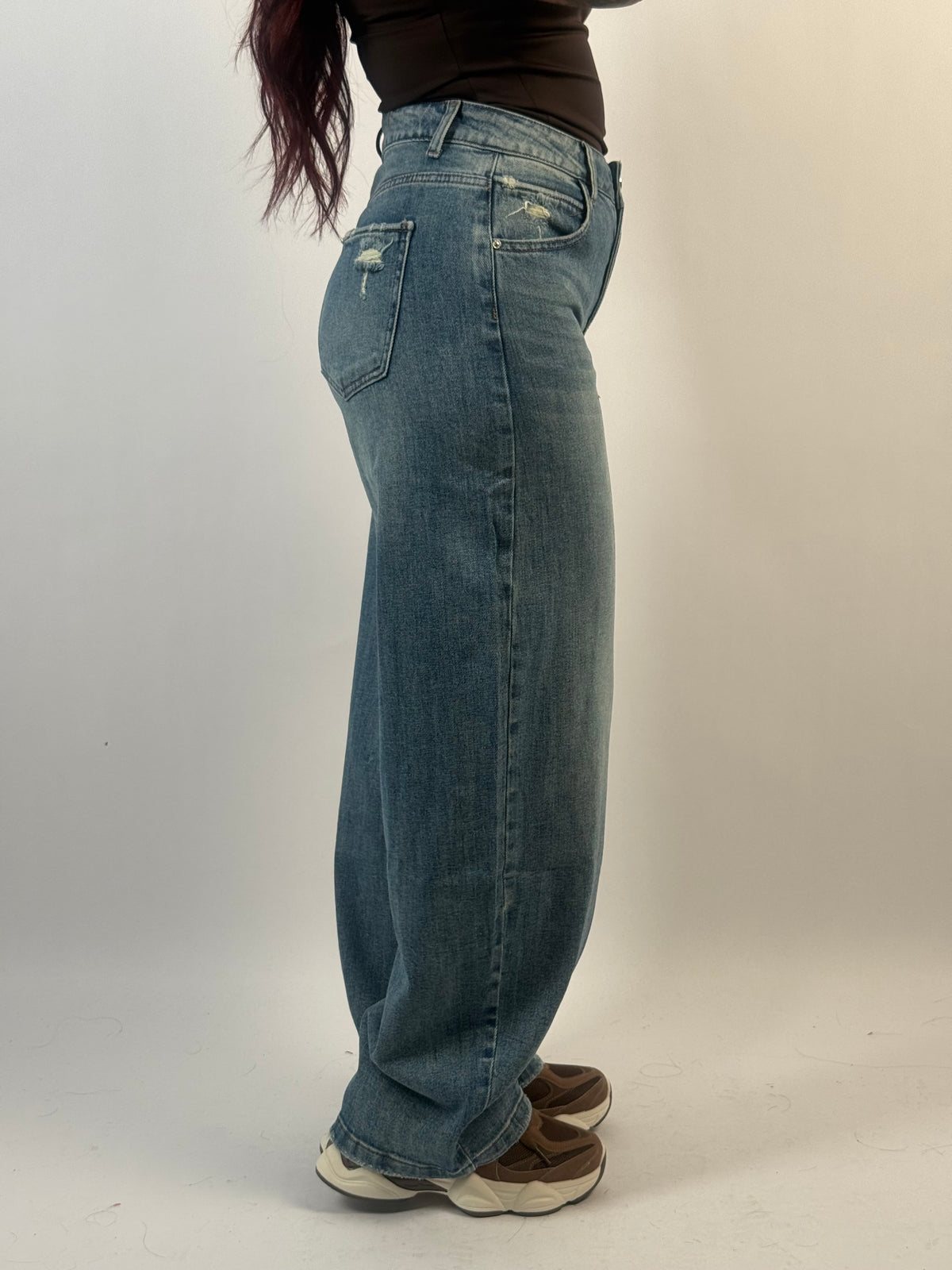 Jeans H 8208 Balloon Blauw