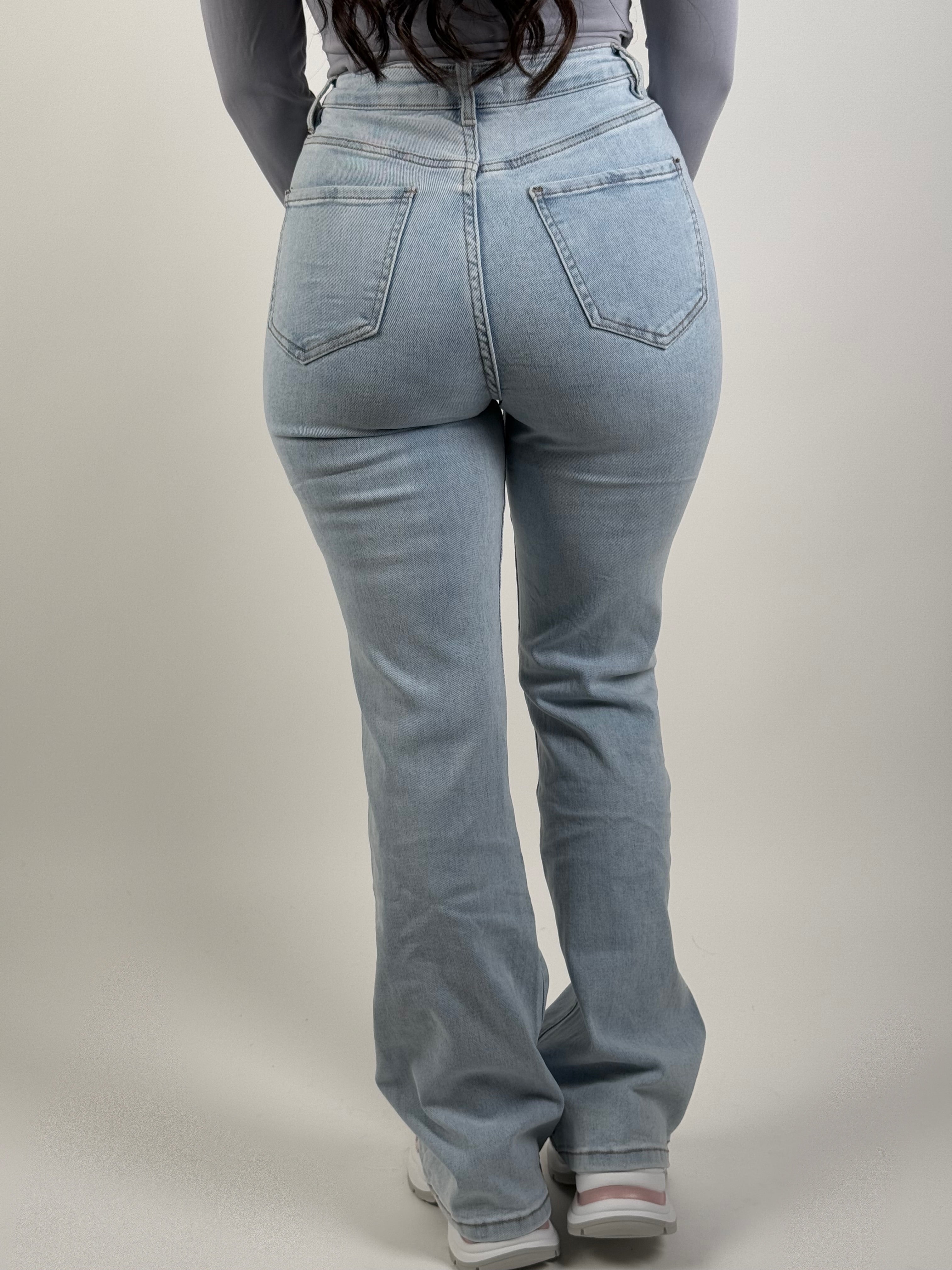 Jeans L 141-10 Flared Blauw