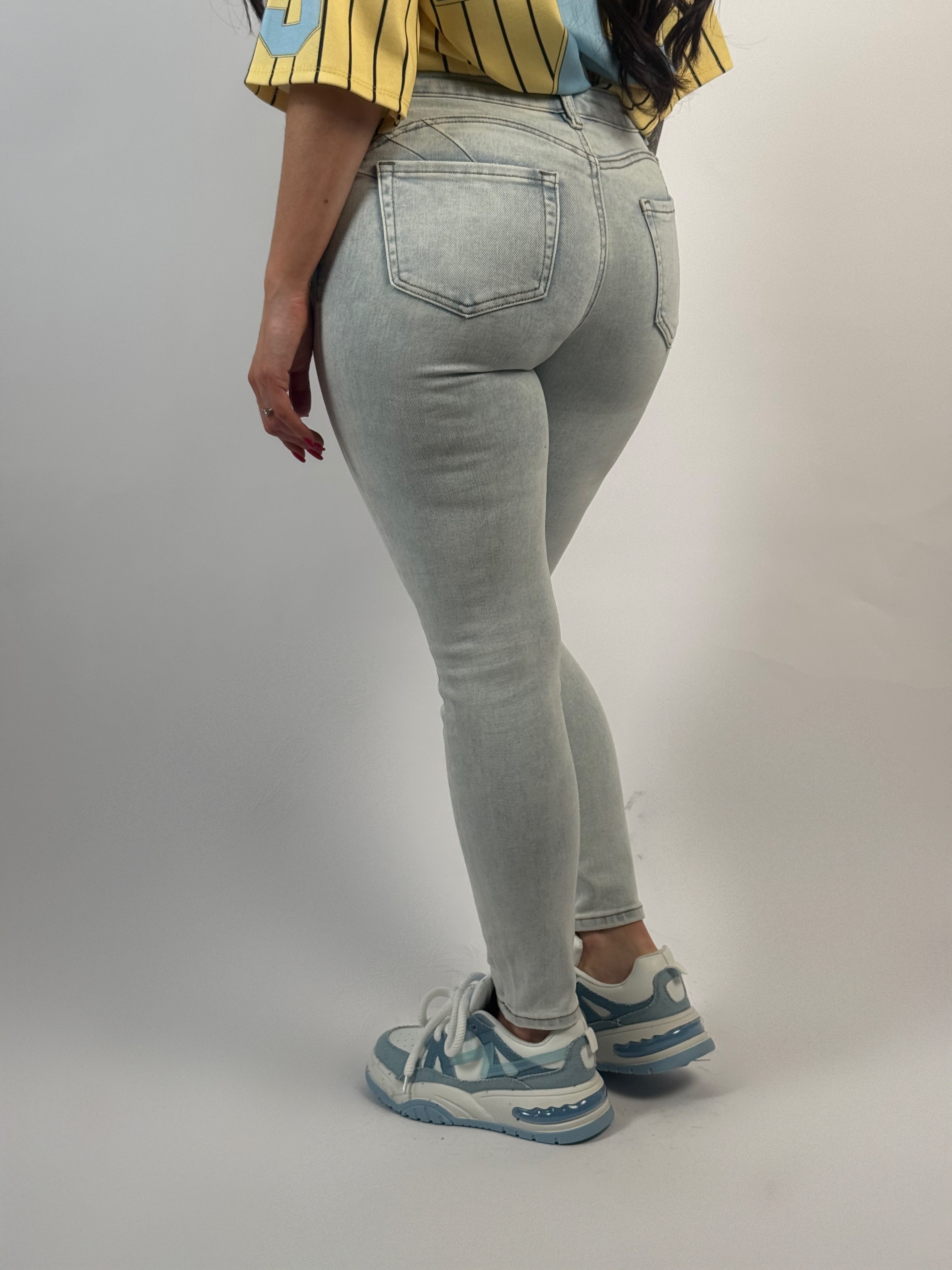 Jeans L 5355-16 Skinny Blauw