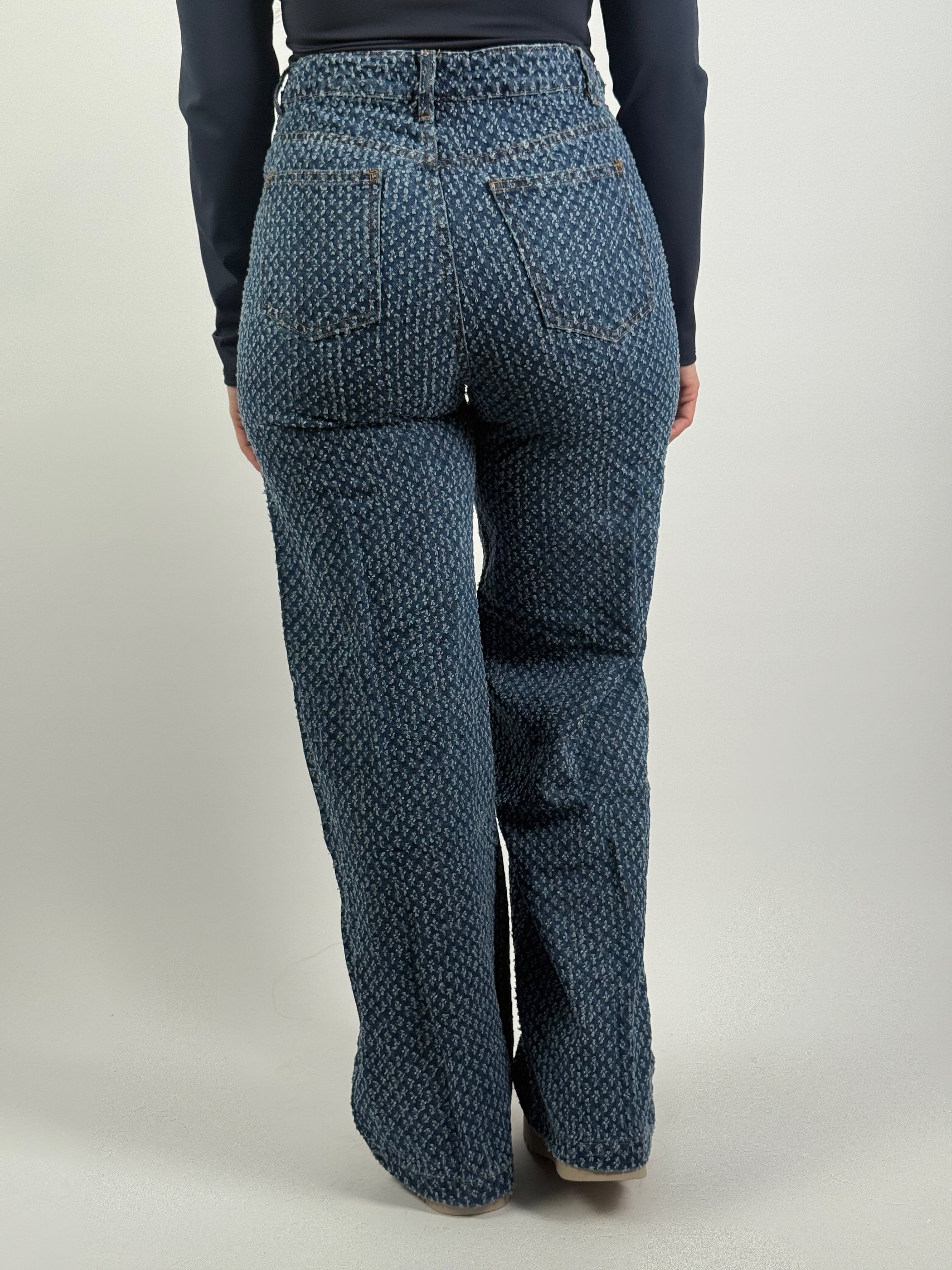 Jeans 6029 Wide Leg Blauw