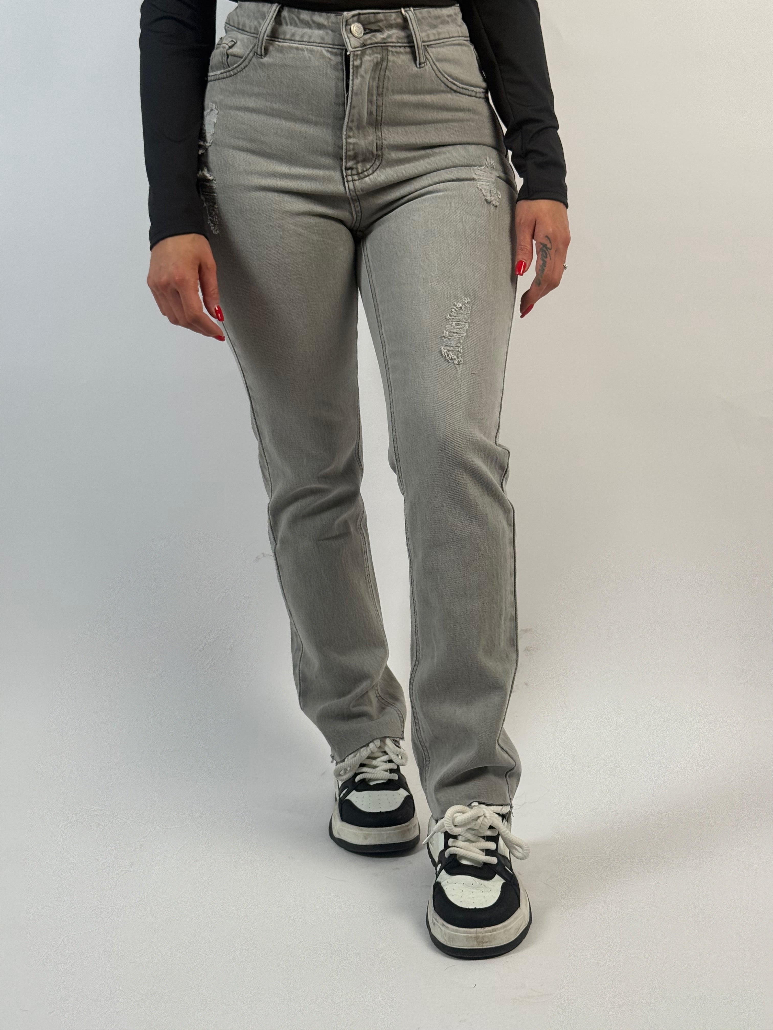 Jeans F 2358 Straight Grijs