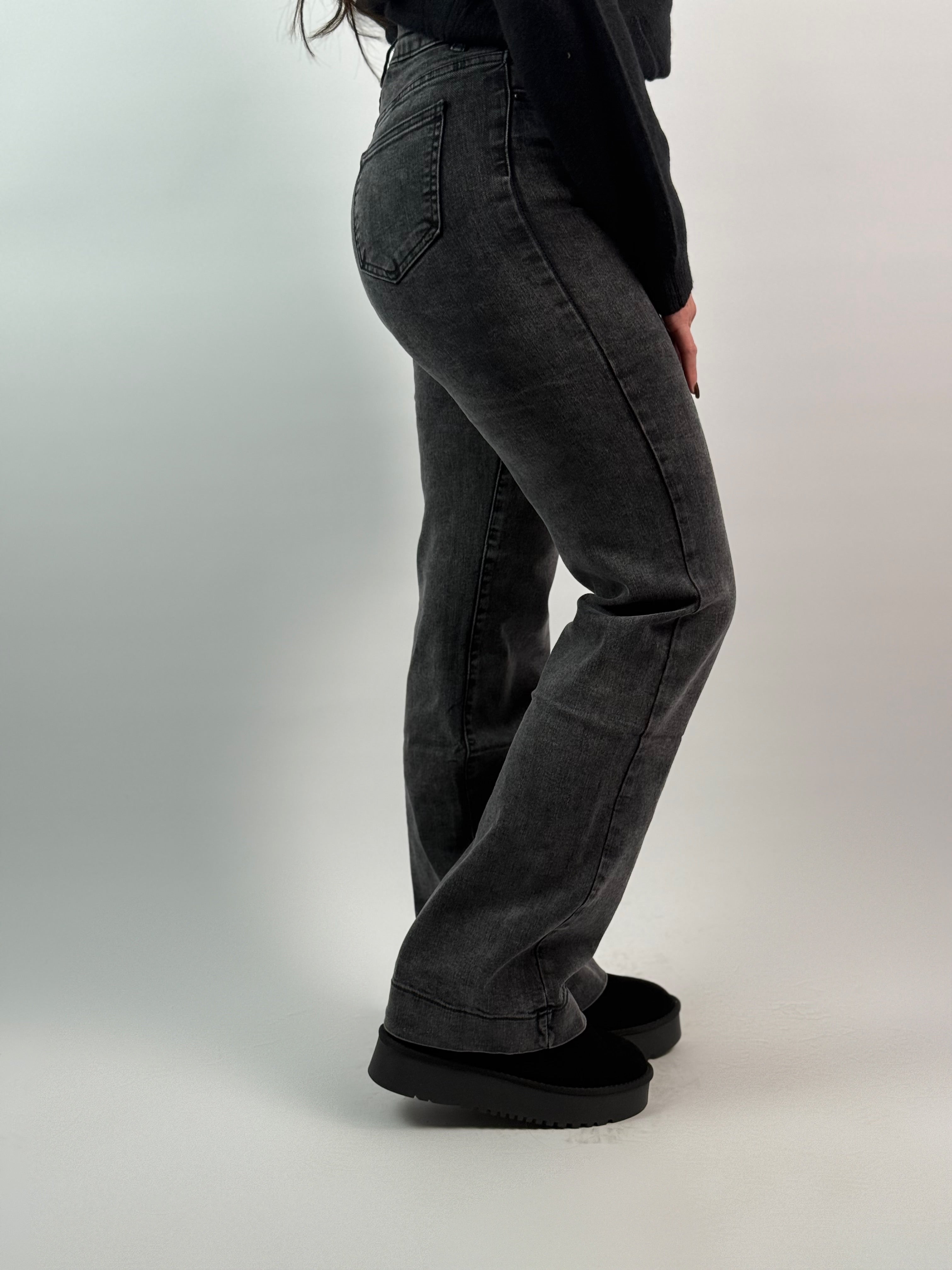 Jeans Y 6511 Wide Leg Grijs