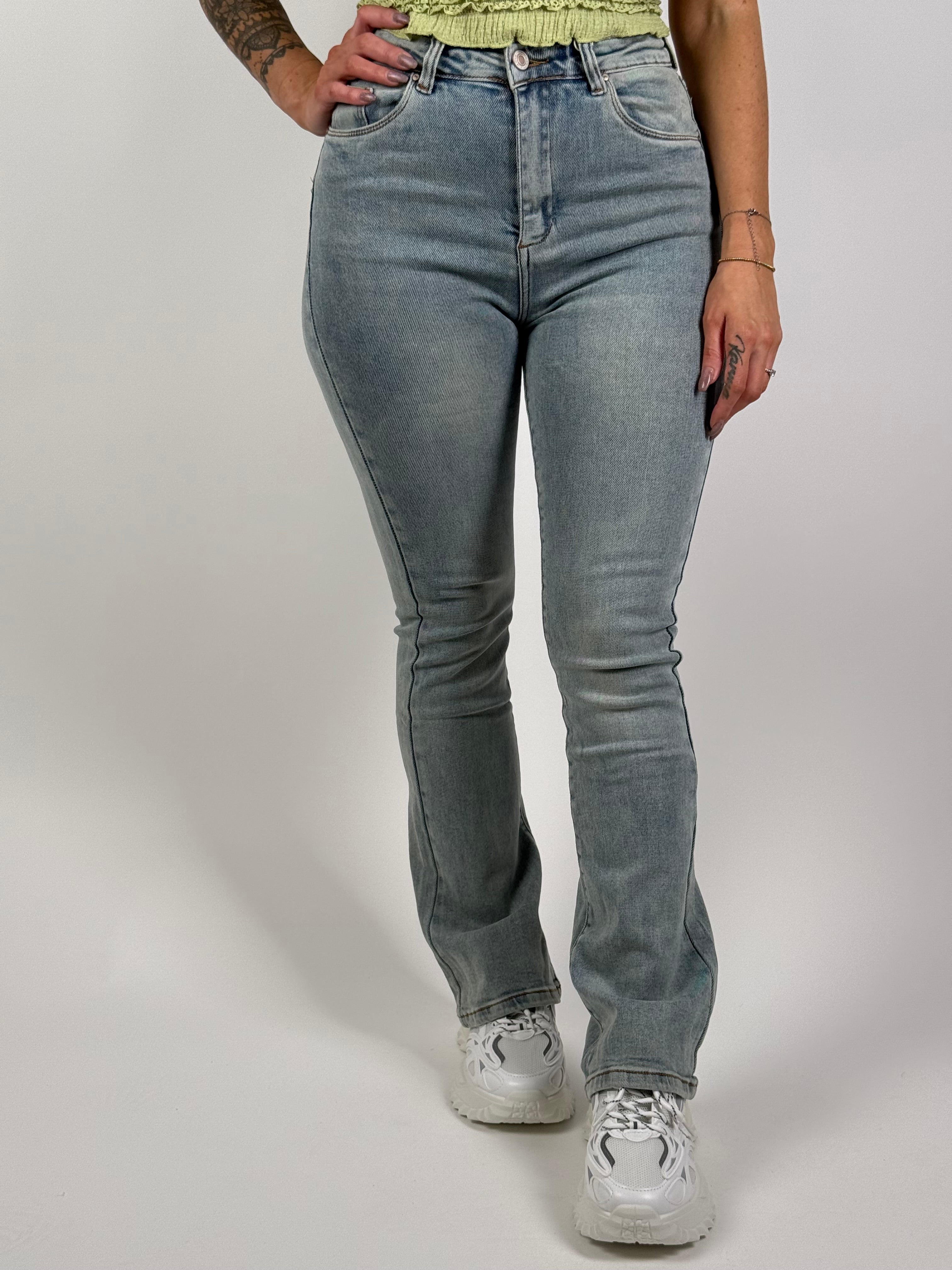 Jeans V 8240 Flared Blauw