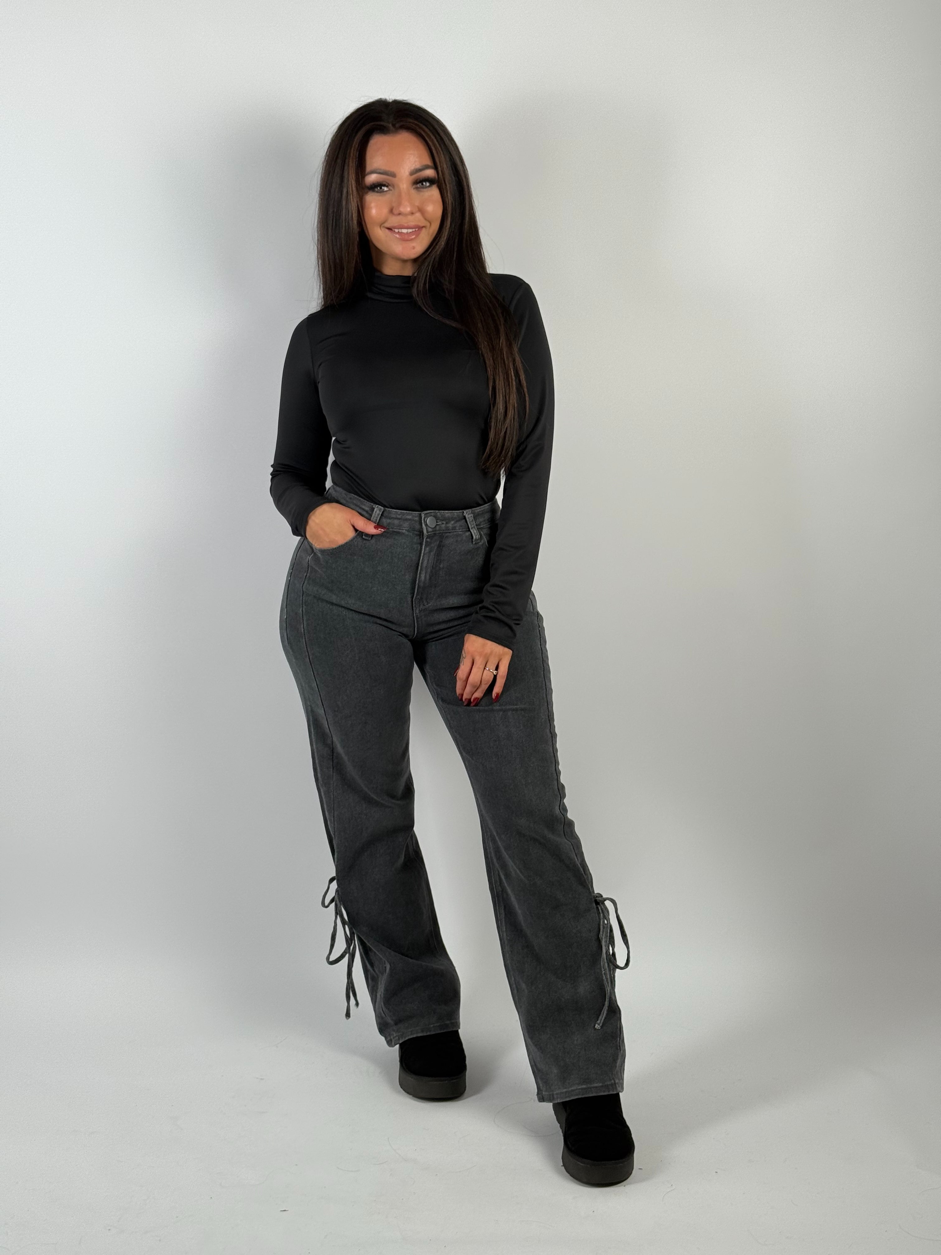 Top Col 801 Zwart