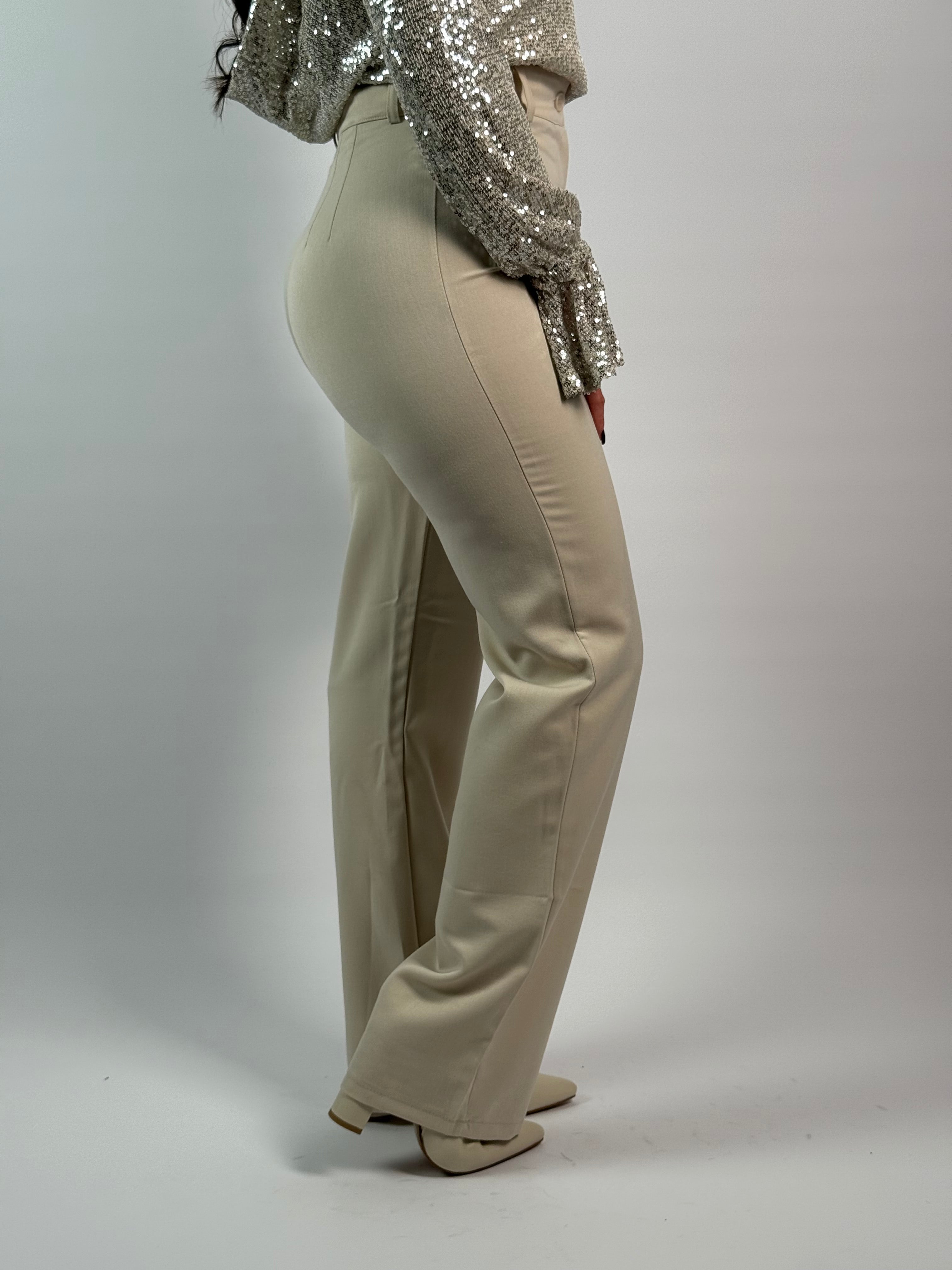 Pantalon E 212 Crème