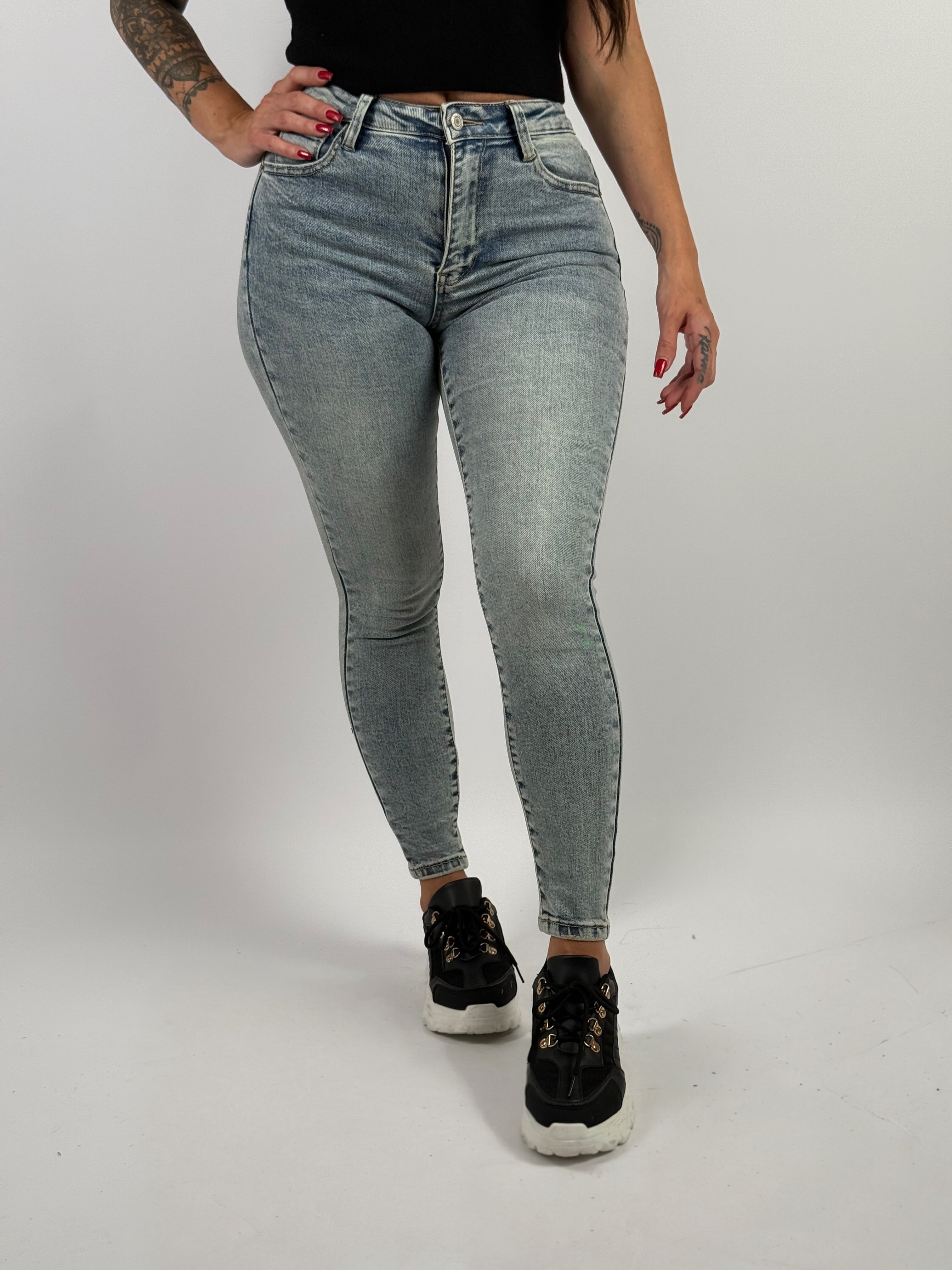 Jeans L 5377-2 Skinny Blauw