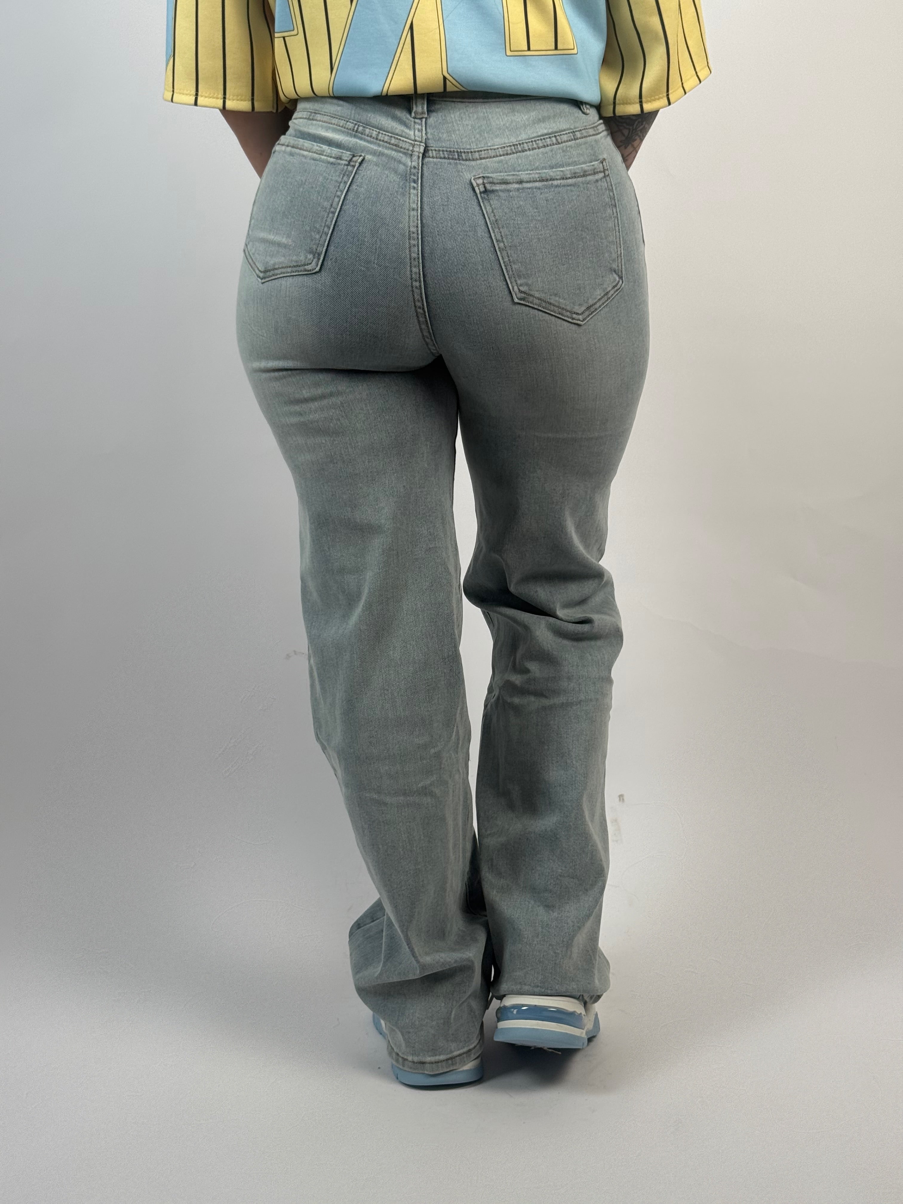 Jeans H 896-3 Wide Leg Blauw