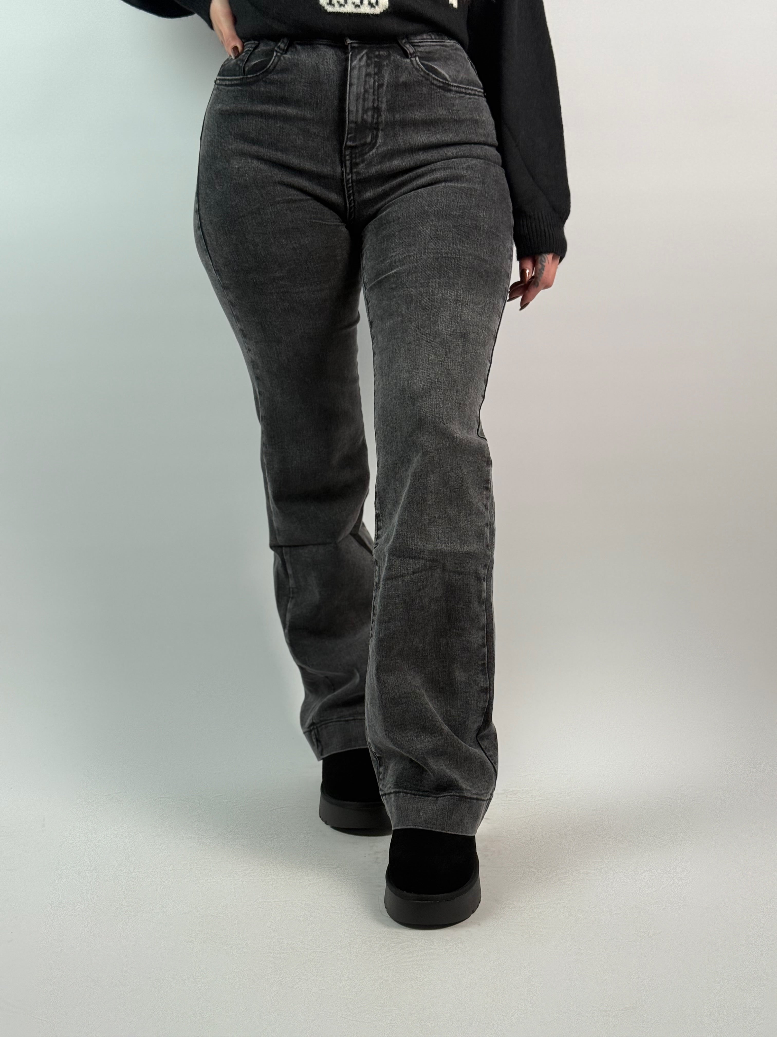 Jeans Y 6511 Wide Leg Grijs