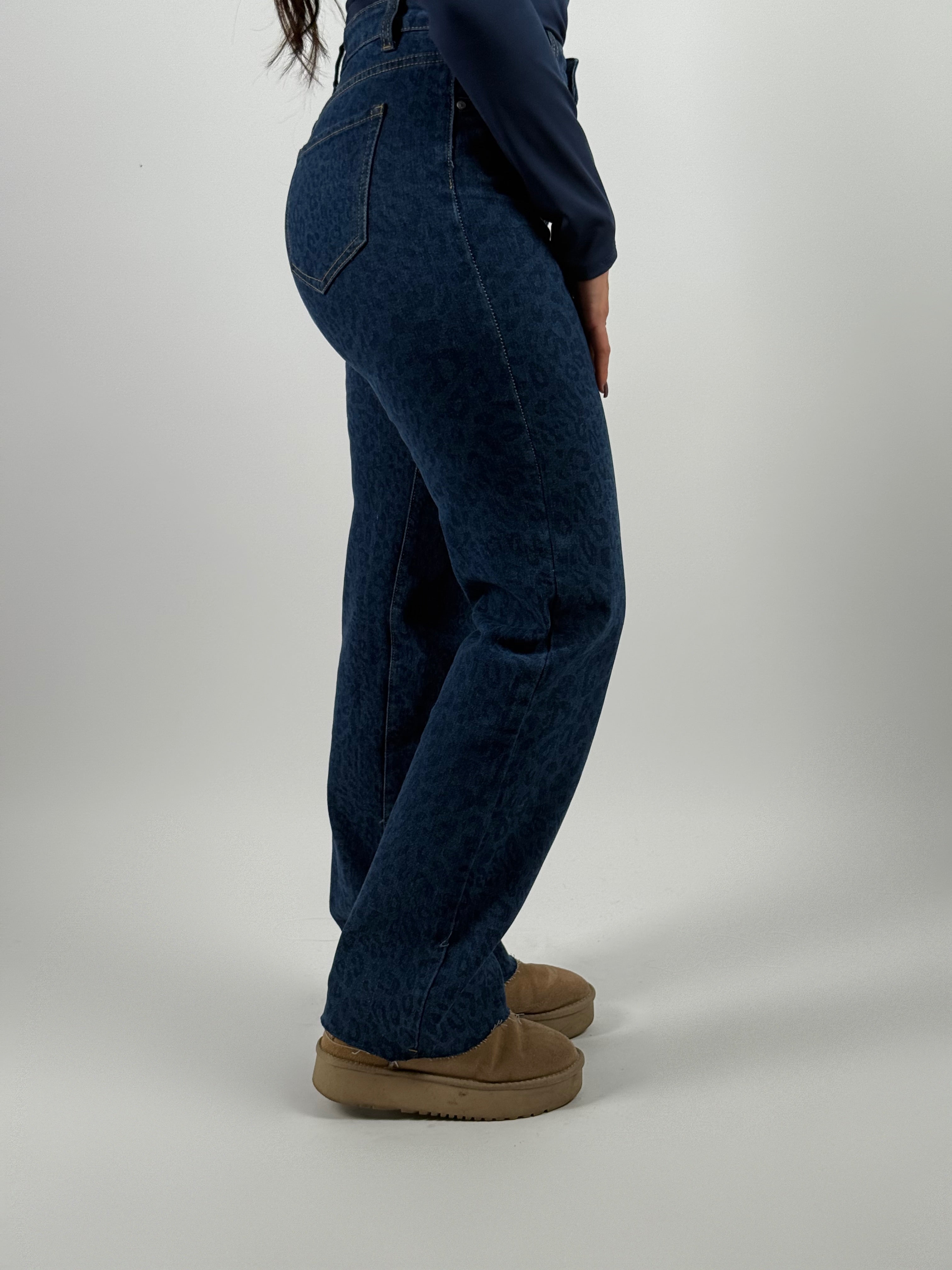 Jeans Y 2106 Leo Wide Leg Blauw