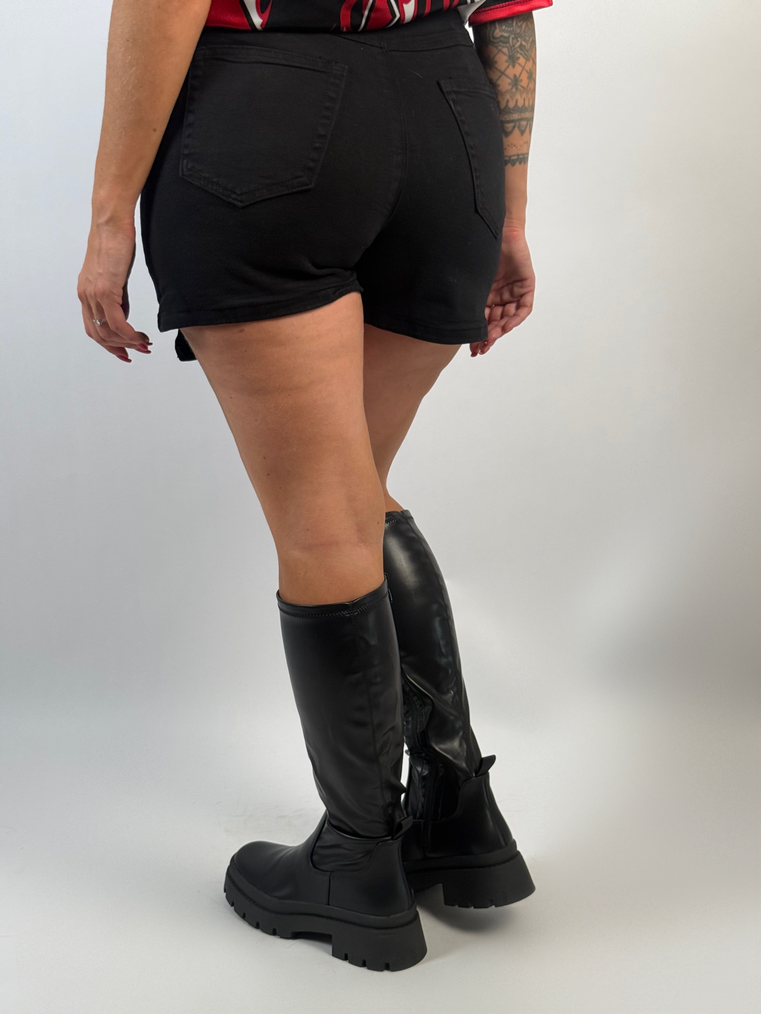 Skort Jeans M 951 Zwart