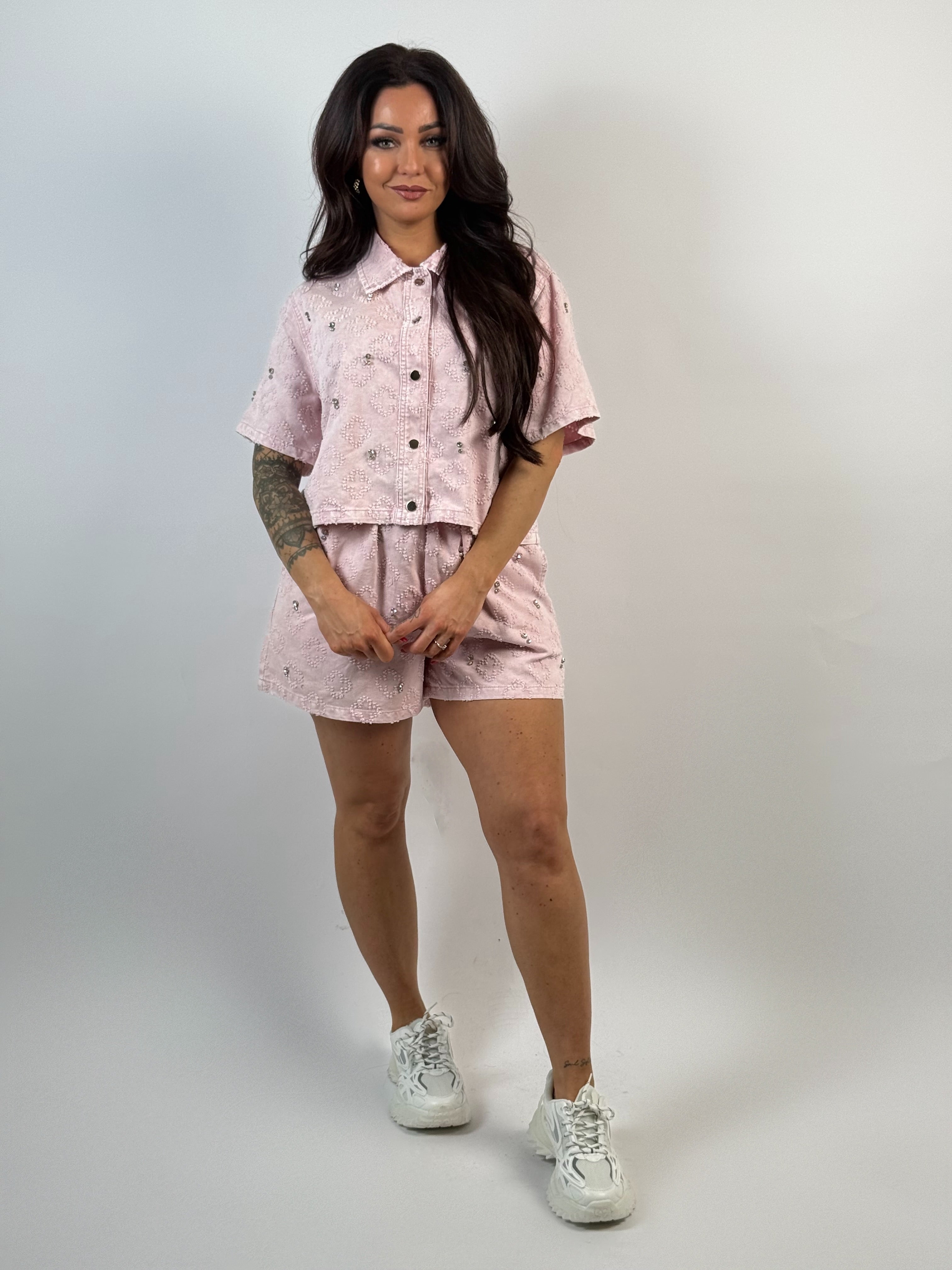 Set Jeans Sparkle Roze