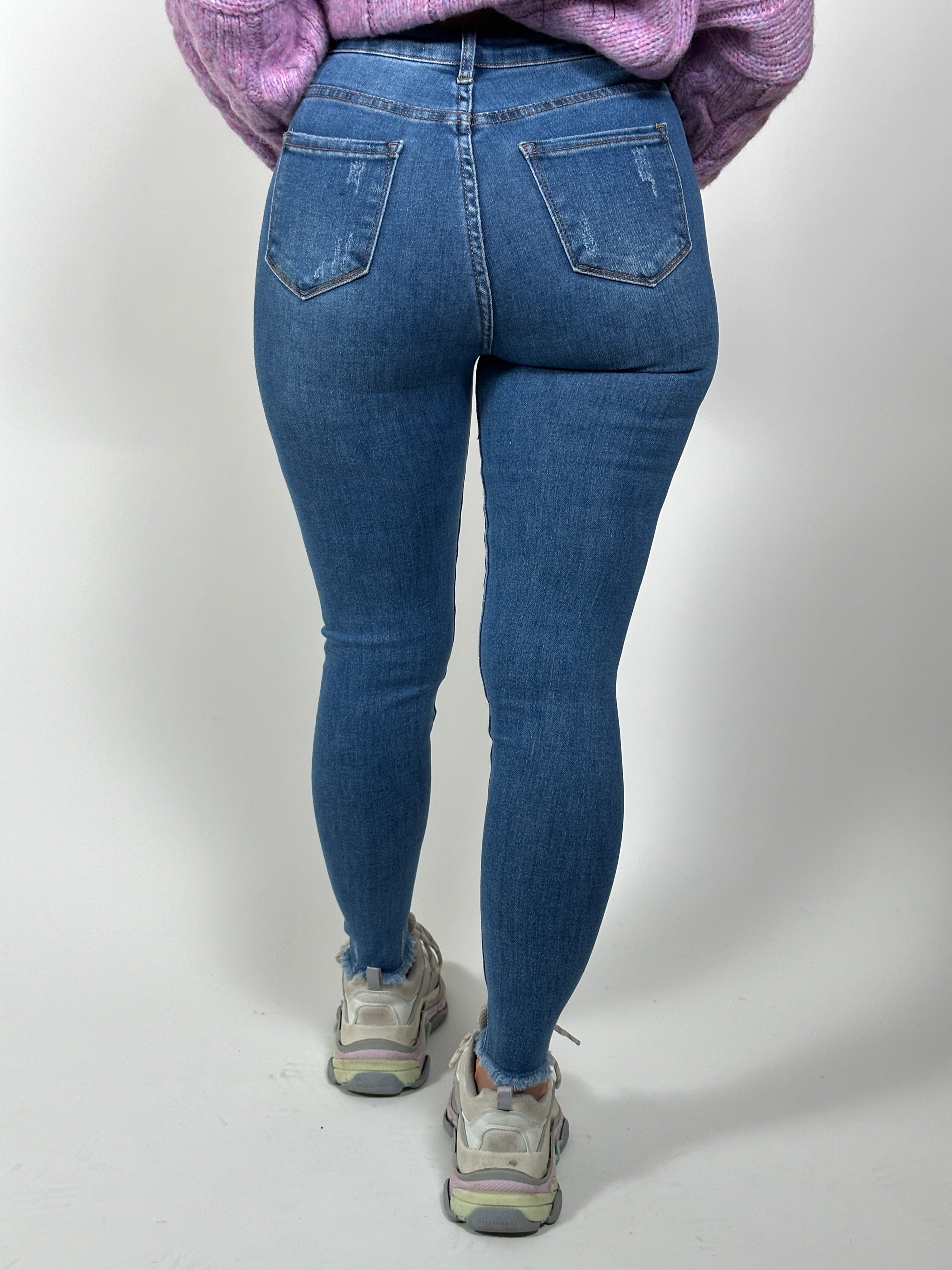 Jeans V 7753 Skinny Blauw